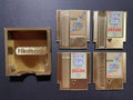 NES Nintendo Adventure of Link - 10 cm x 9 cm x 4 mm - Legend of Zelda Gold coasters www.makngames.com