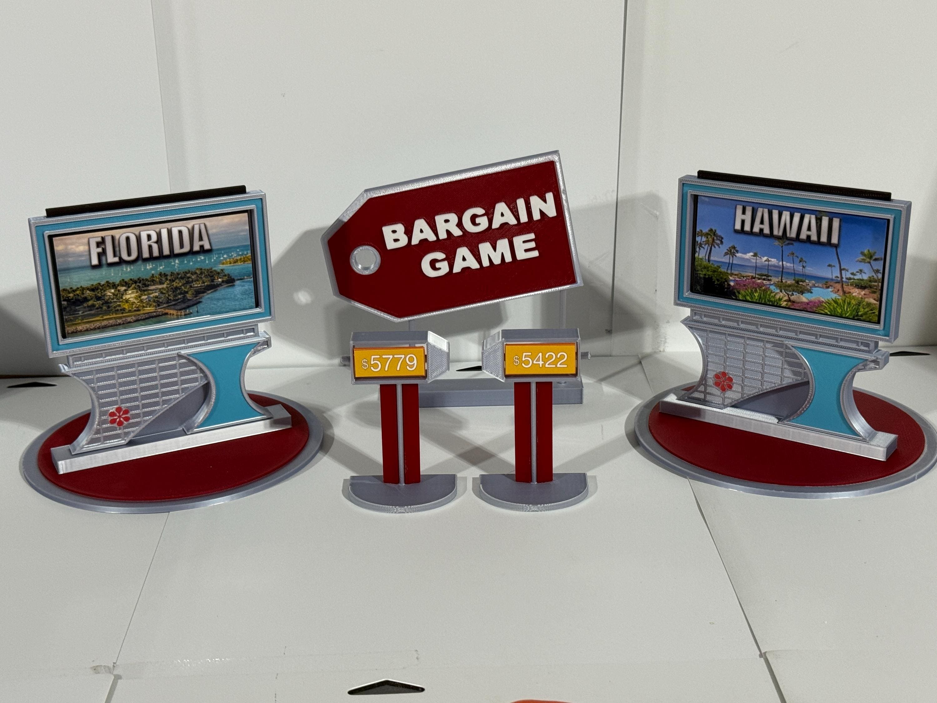 Price is Right Bargain Game Pricing Game – 3D Printed Miniature