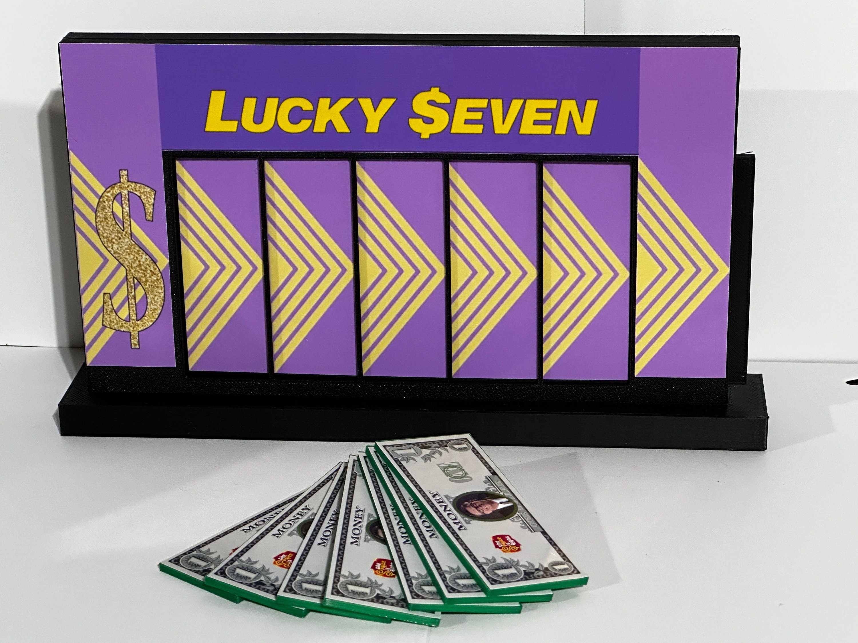 Price is Right Lucky Seven Pricing Game – 3D Printed Miniature