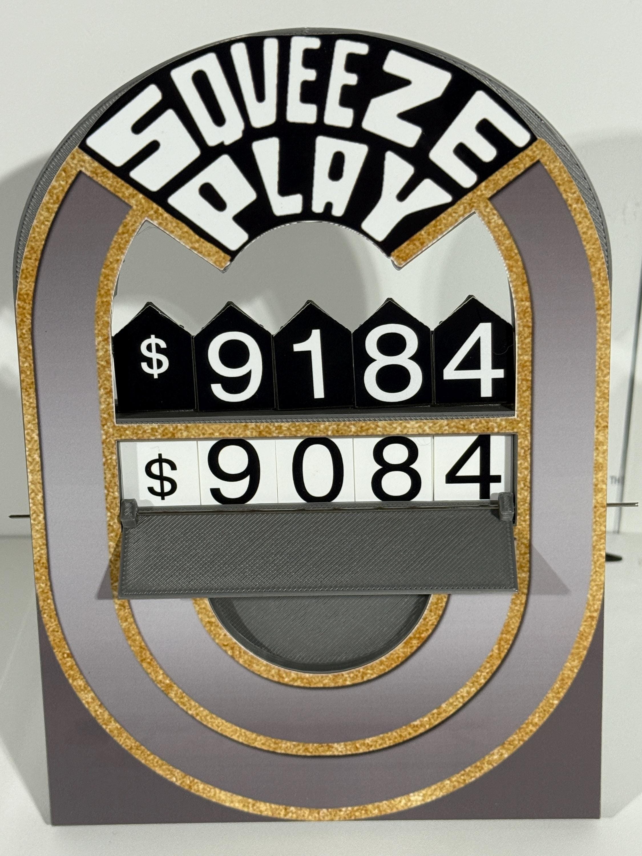 Price is Right Squeeze Play Pricing Game – 3D Printed Miniature with Optional Sound