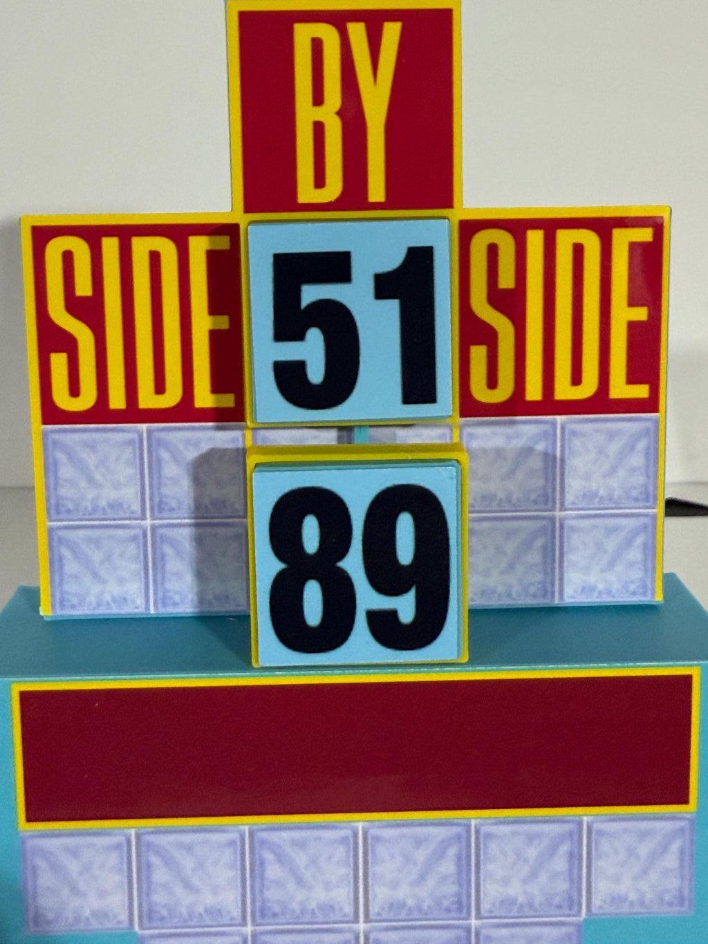 Price is Right Side By Side Pricing Game – 3D Printed Miniature