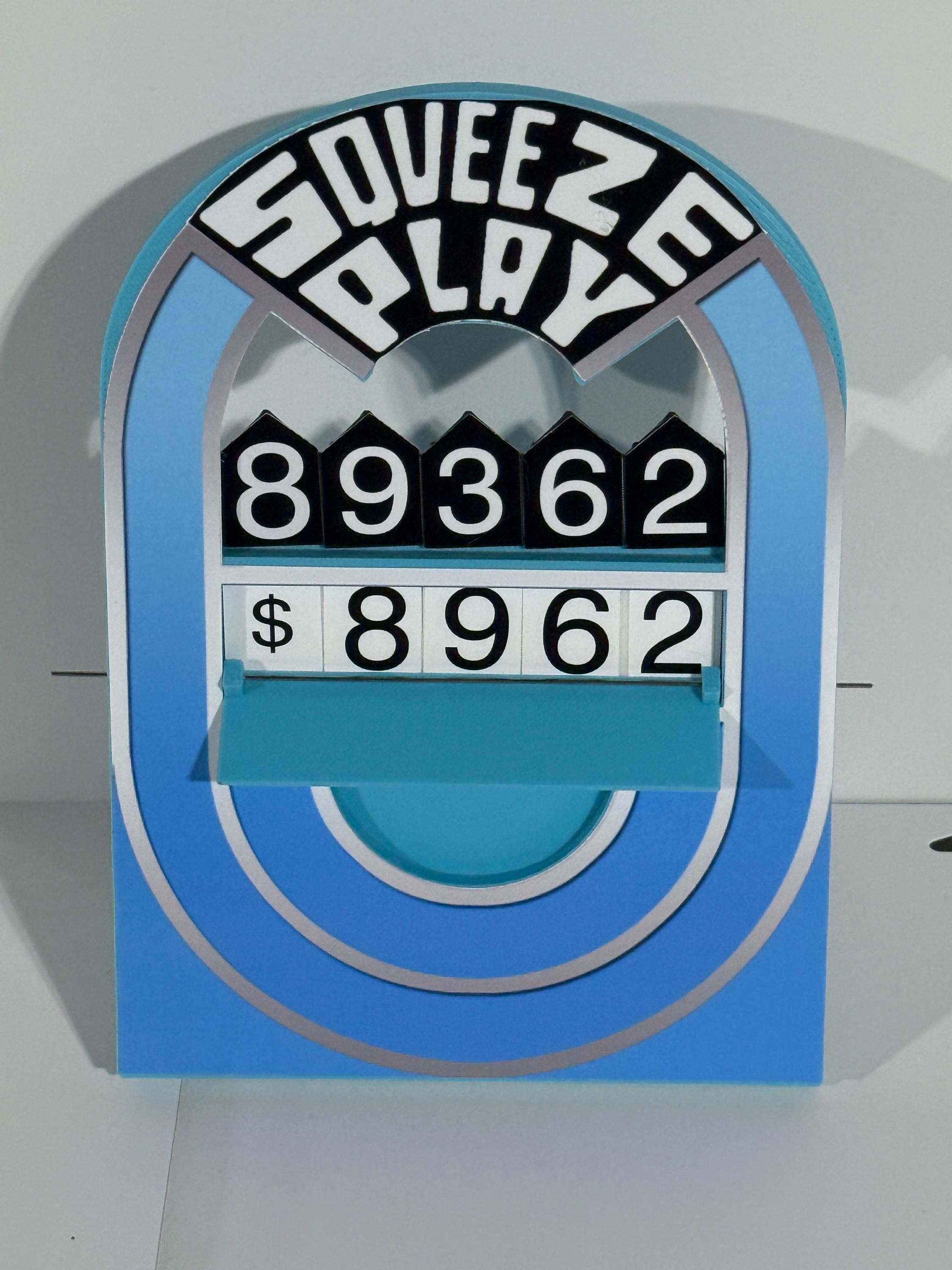 Price is Right Squeeze Play Pricing Game – 3D Printed Miniature with Optional Sound