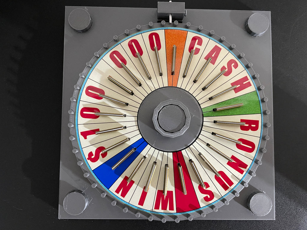 Wheel of Fortune Original Bonus Round Wheel – 3D Printed Replica