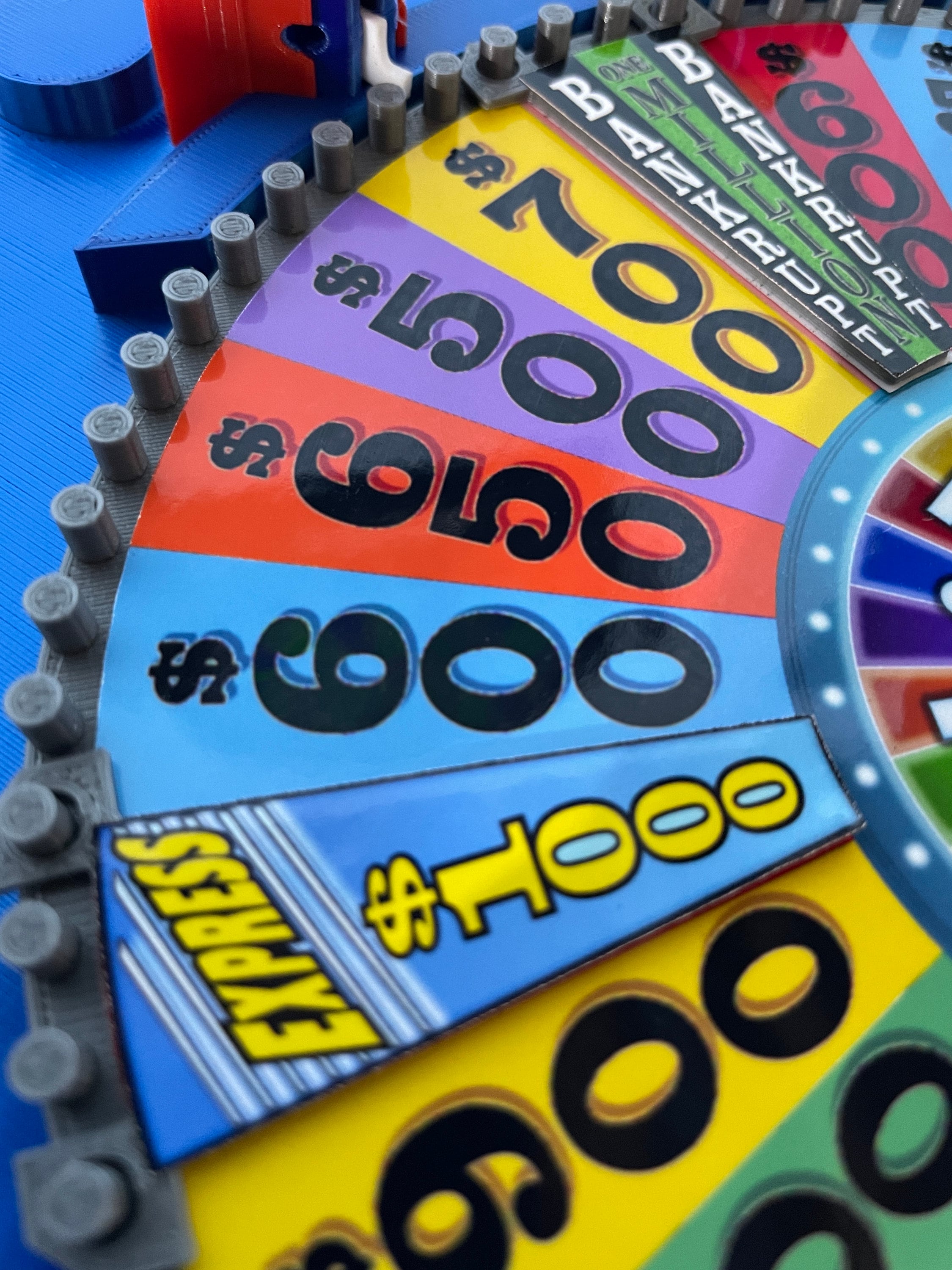 Deluxe Wheel of Fortune Wheel Set - www.facebook.com/AandM3DPrints/