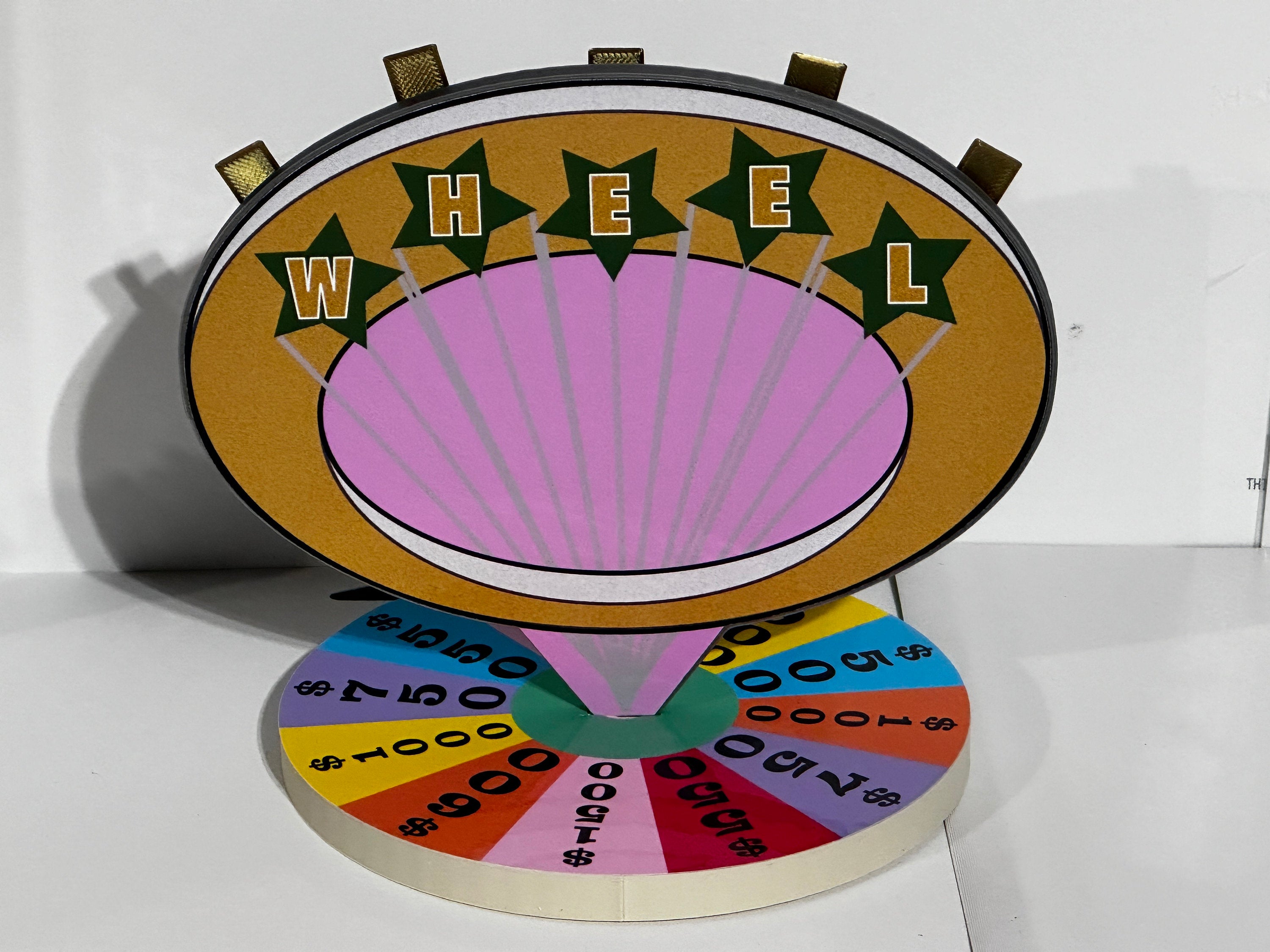 Wheel of Fortune Bonus Round Podiums – 3D Printed Retro Replica