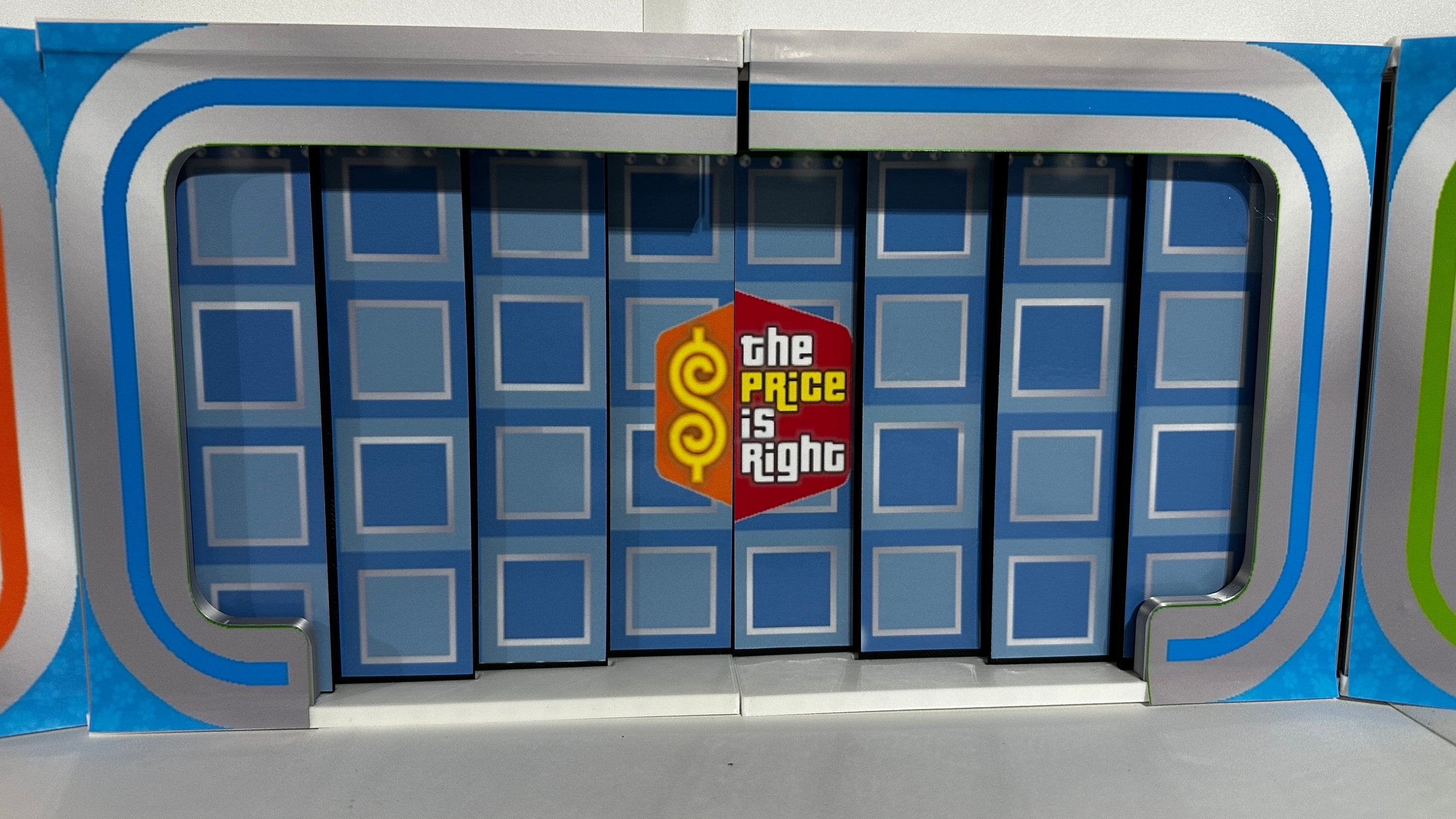 Price is Right Slide Open Big Doors – Current Version Set 2, 3D Printed