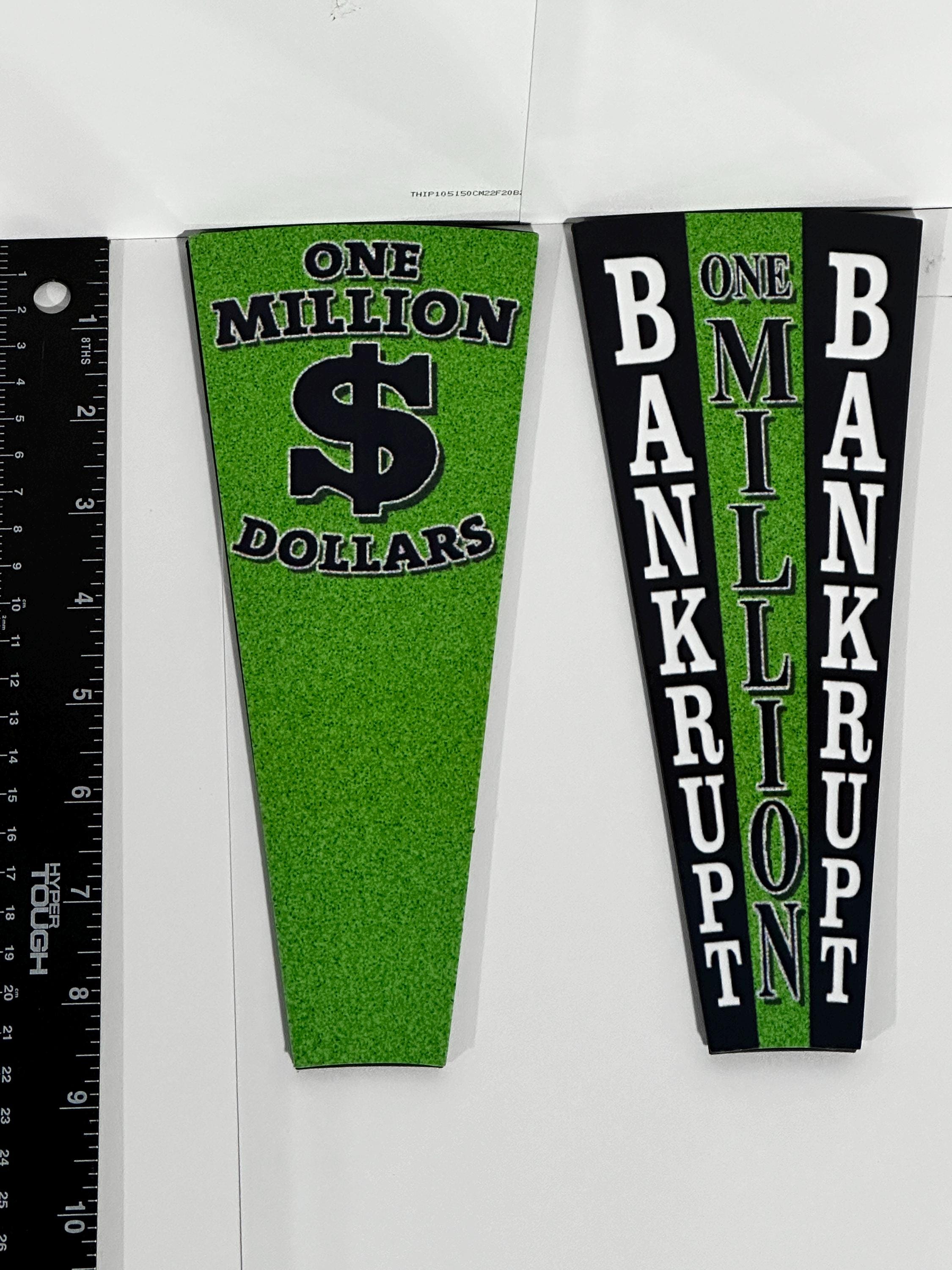 Wheel of Fortune 9-Inch Display Wedges – 3D Printed