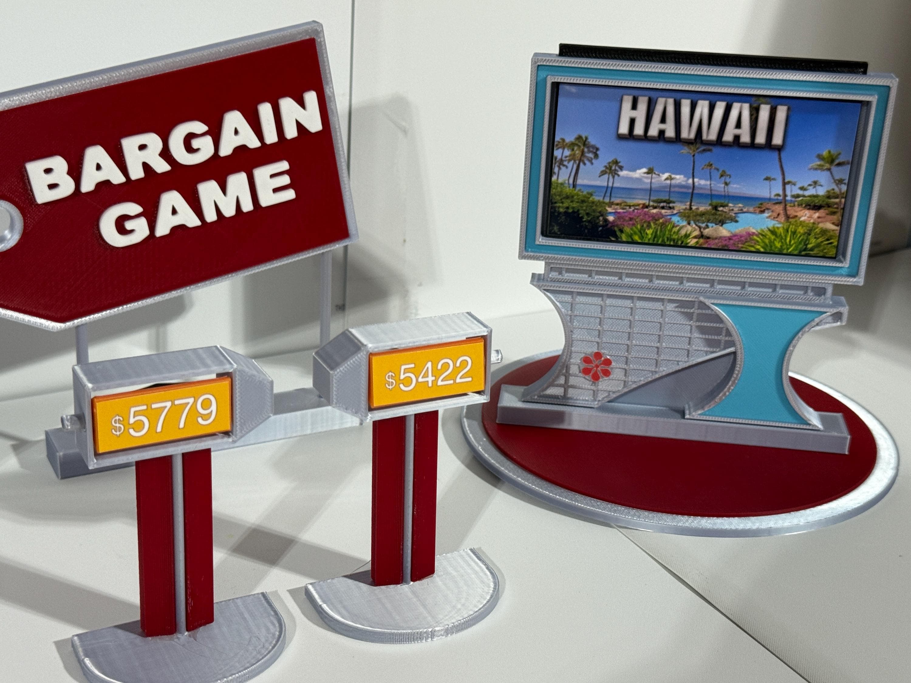 Price is Right Bargain Game Pricing Game – 3D Printed Miniature