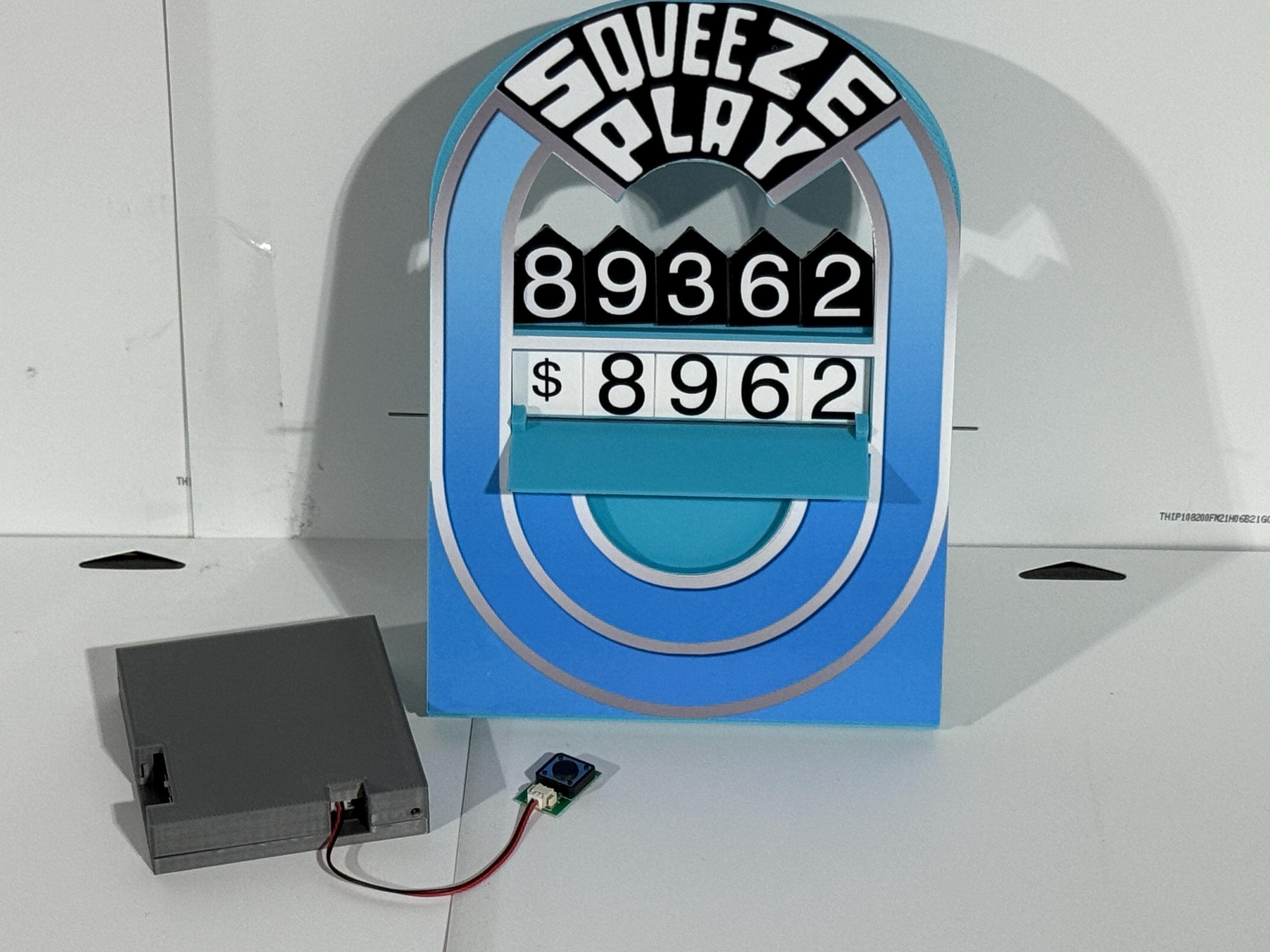 Price is Right Squeeze Play Pricing Game – 3D Printed Miniature with Optional Sound