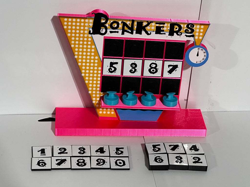 Price is Right Bonkers Pricing Game – 3D Printed Miniature