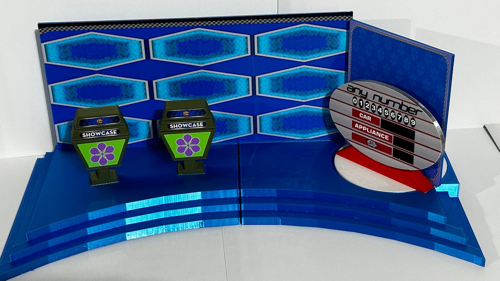Price is Right Stage, Showcase & Turntable Playset – 3D Printed