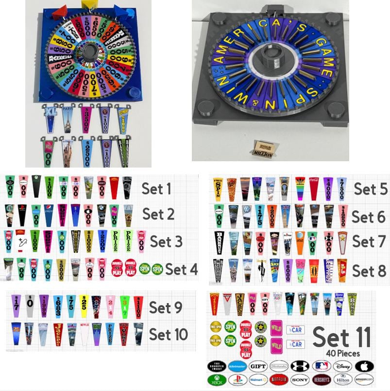Wheel of Fortune Board Game Spinner Upgrade – 3D Printed