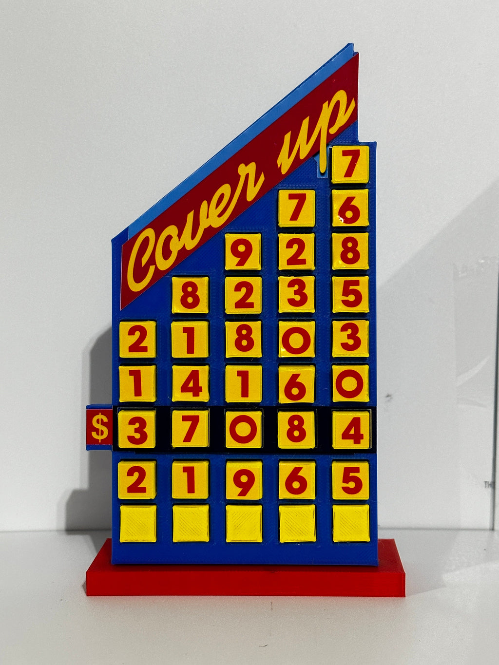 Price is Right Cover Up Pricing Game – 3D Printed Miniature