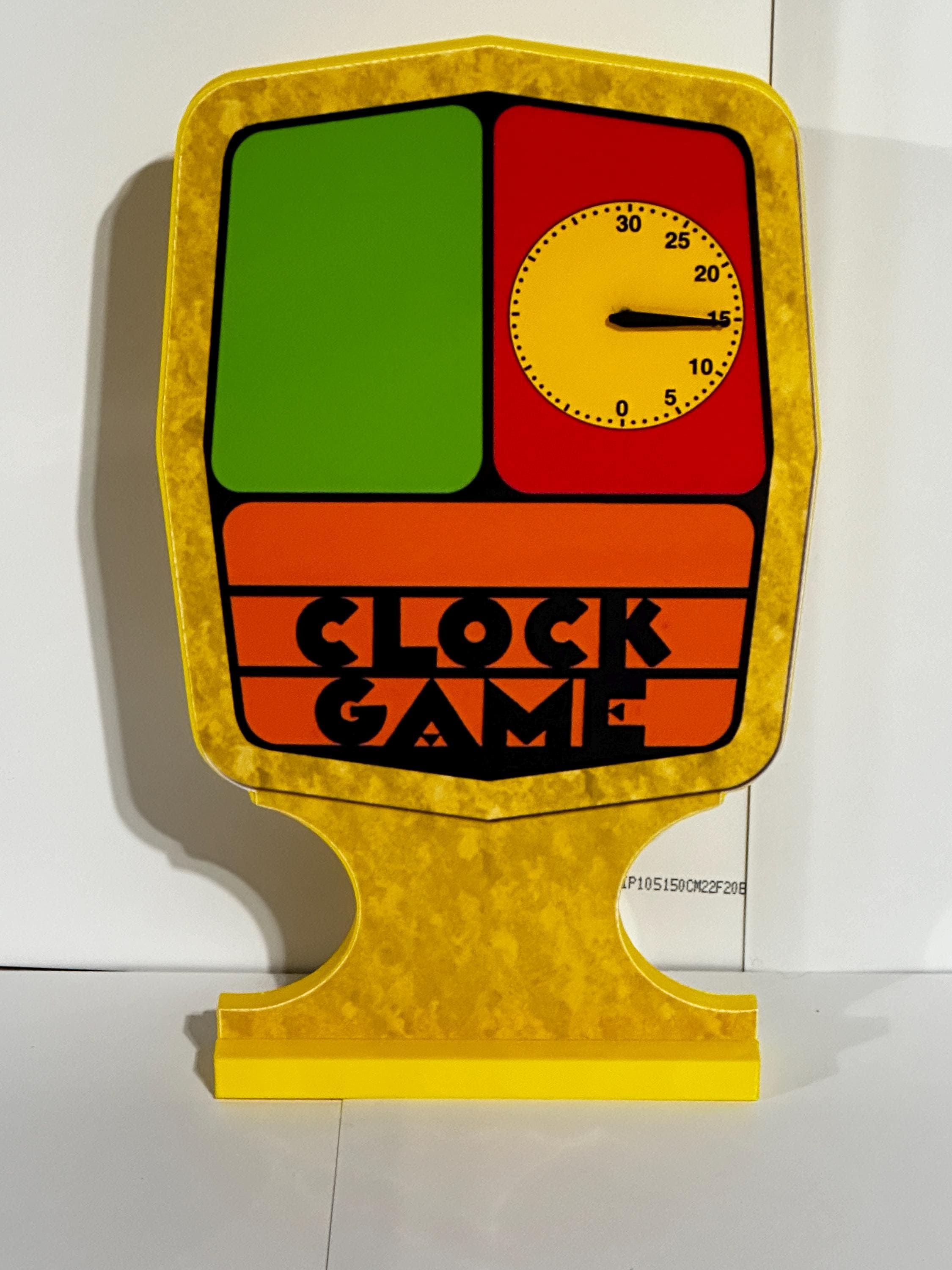 Price is Right Clock Game Pricing Game – 3D Printed Miniature