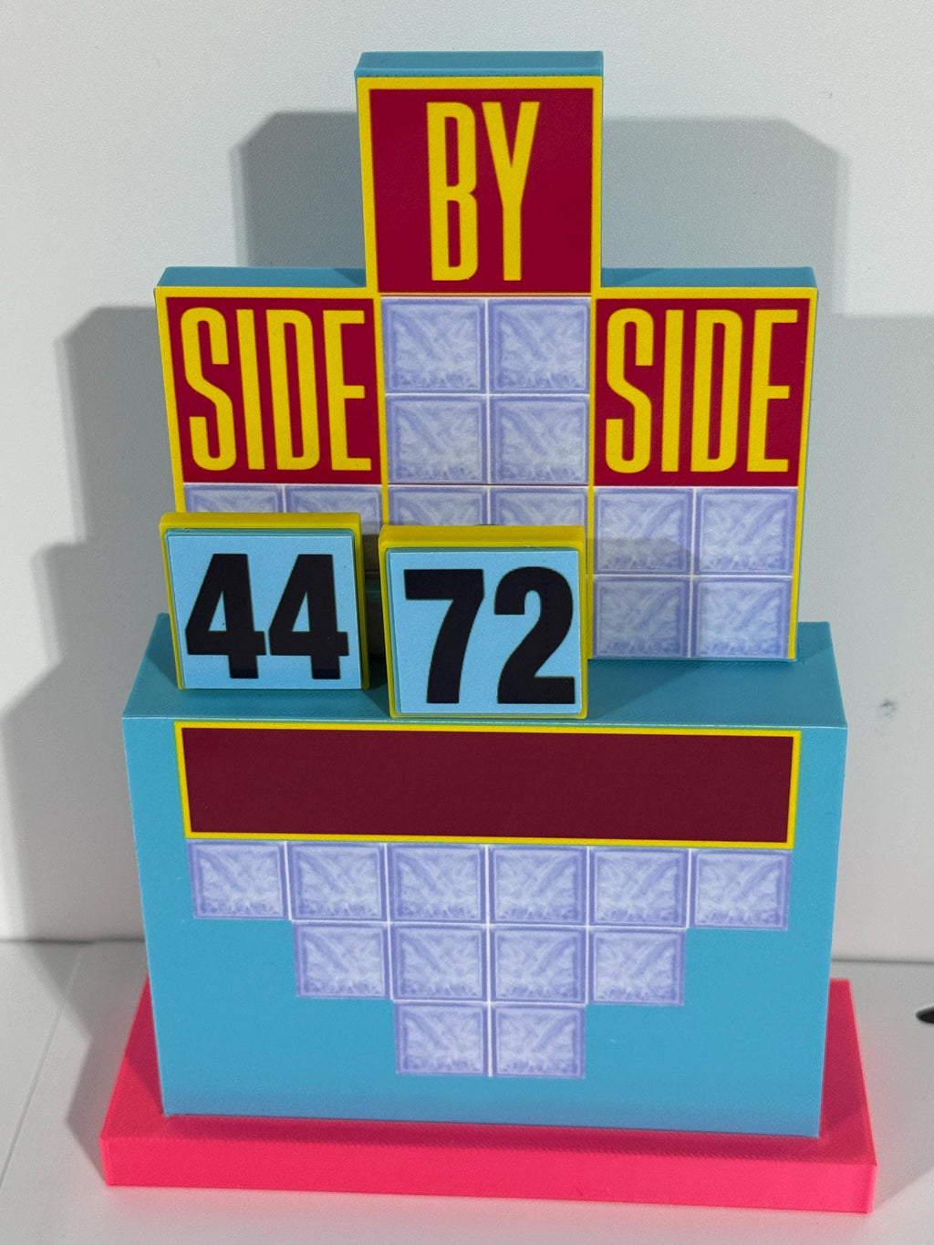 Price is Right Side By Side Pricing Game – 3D Printed Miniature