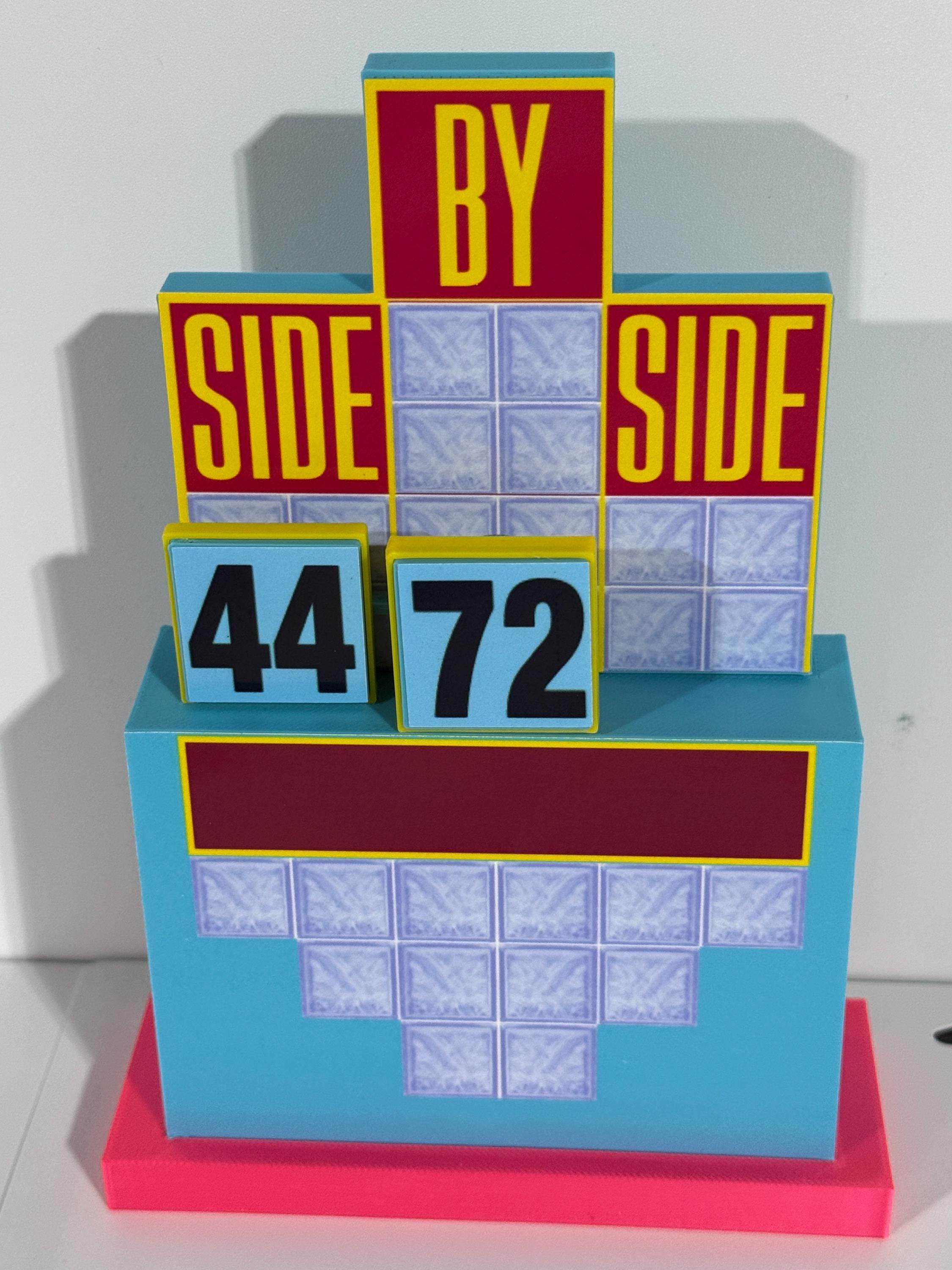 Price is Right Side By Side Pricing Game – 3D Printed Miniature