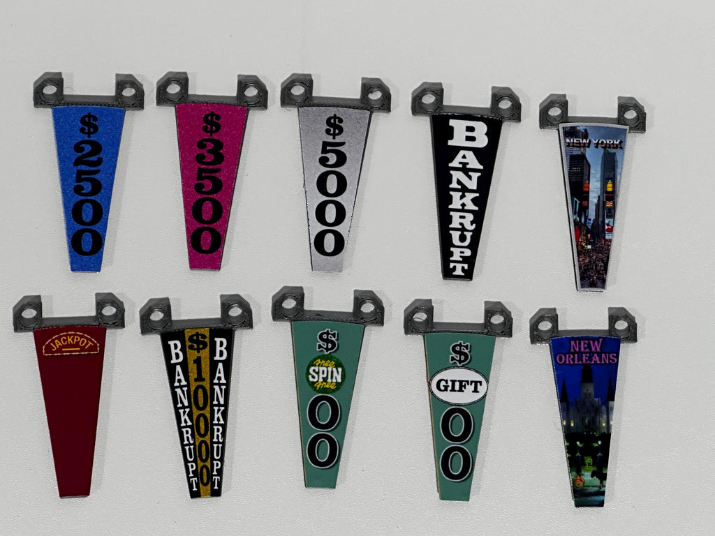 1999-2003 Ultimate Wheel of Fortune Replica Set – 3D Printed
