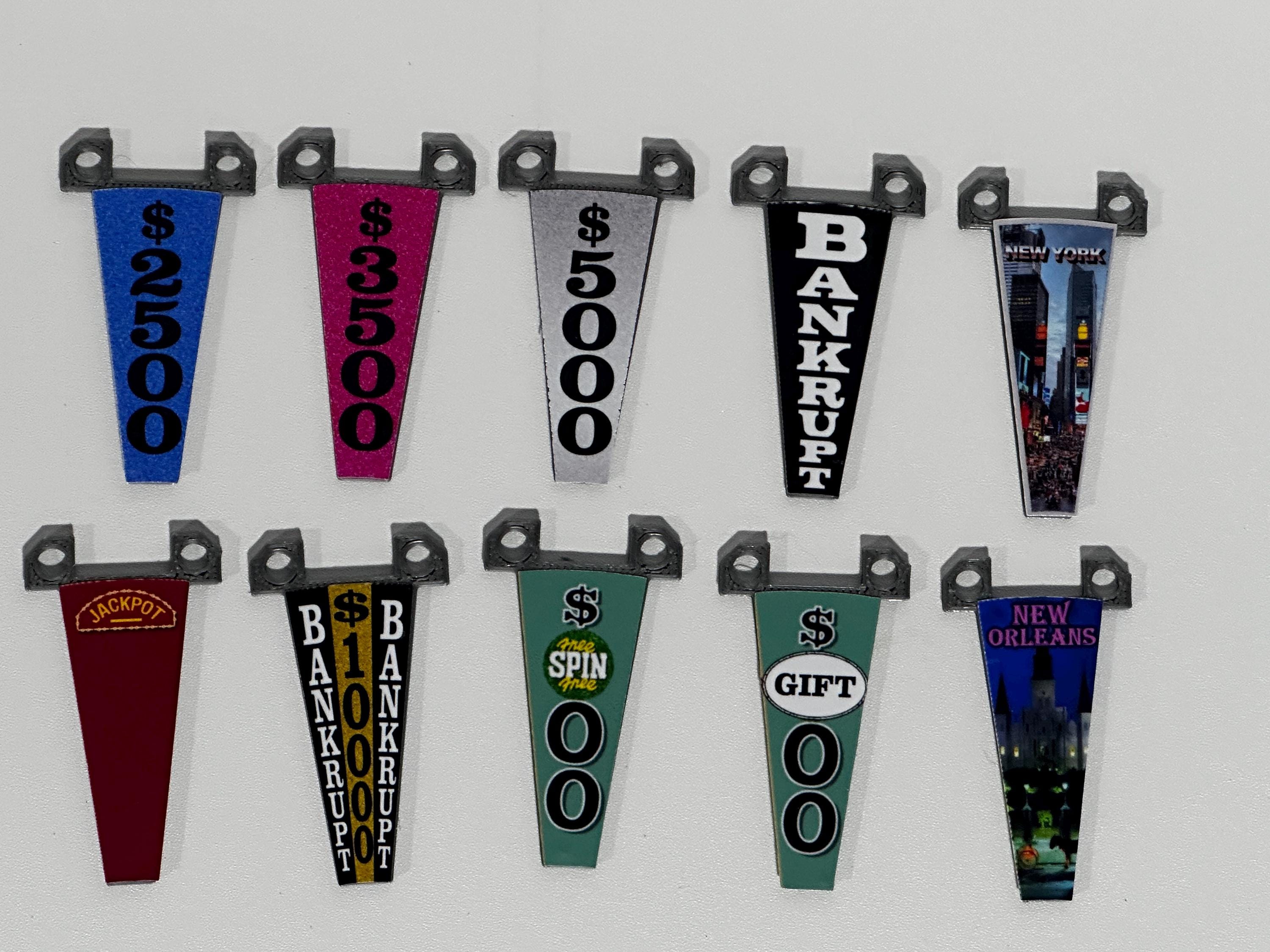 1999-2003 Ultimate Wheel of Fortune Replica Set – 3D Printed