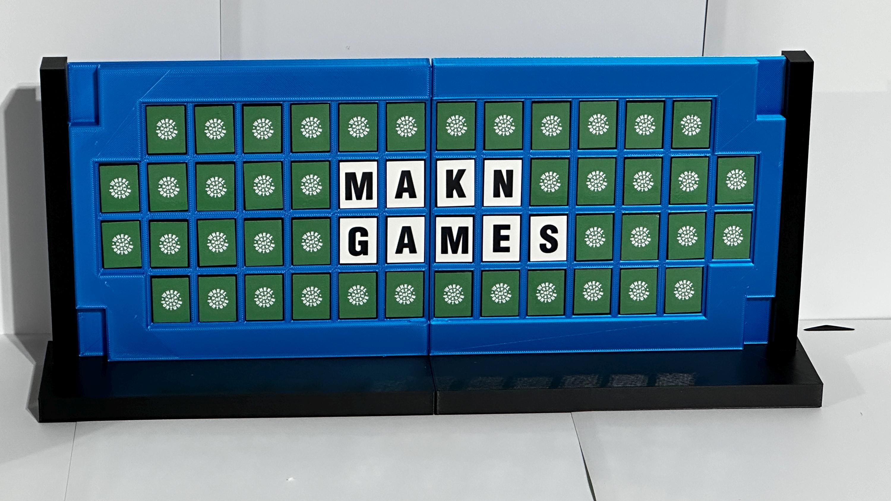 2024 Pat Sajak's Final Wheel of Fortune Puzzle Board Miniature Replica