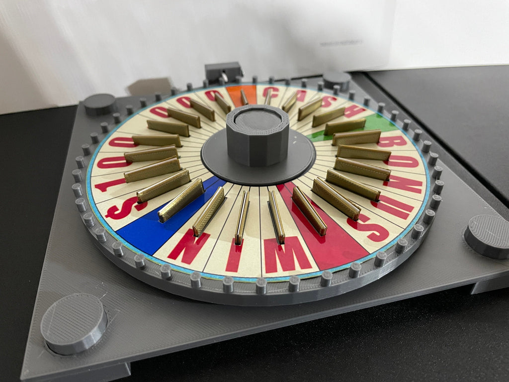 Wheel of Fortune Original Bonus Round Wheel – 3D Printed Replica