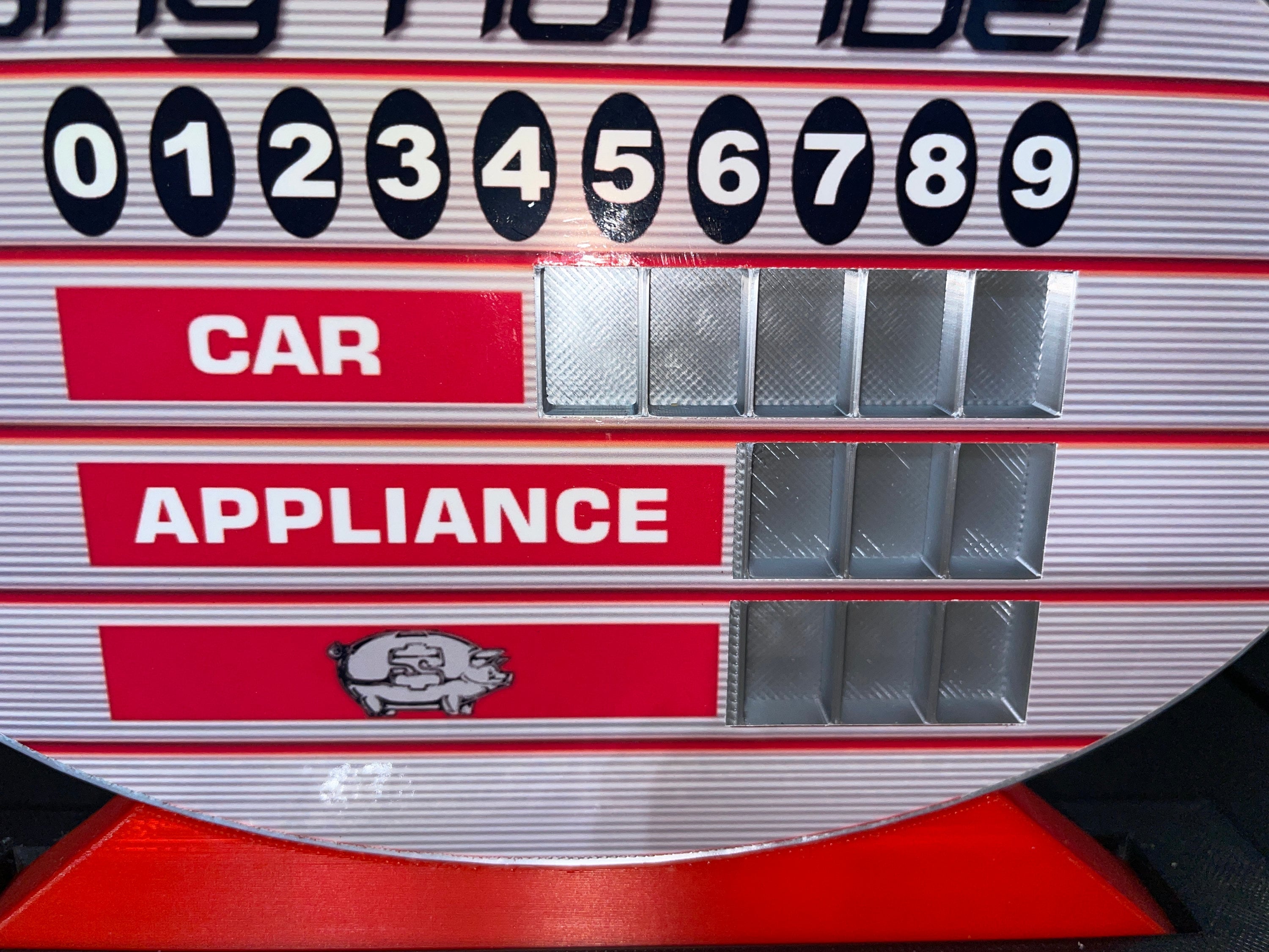 Price is Right Any Number Pricing Game – 3D Printed Miniature