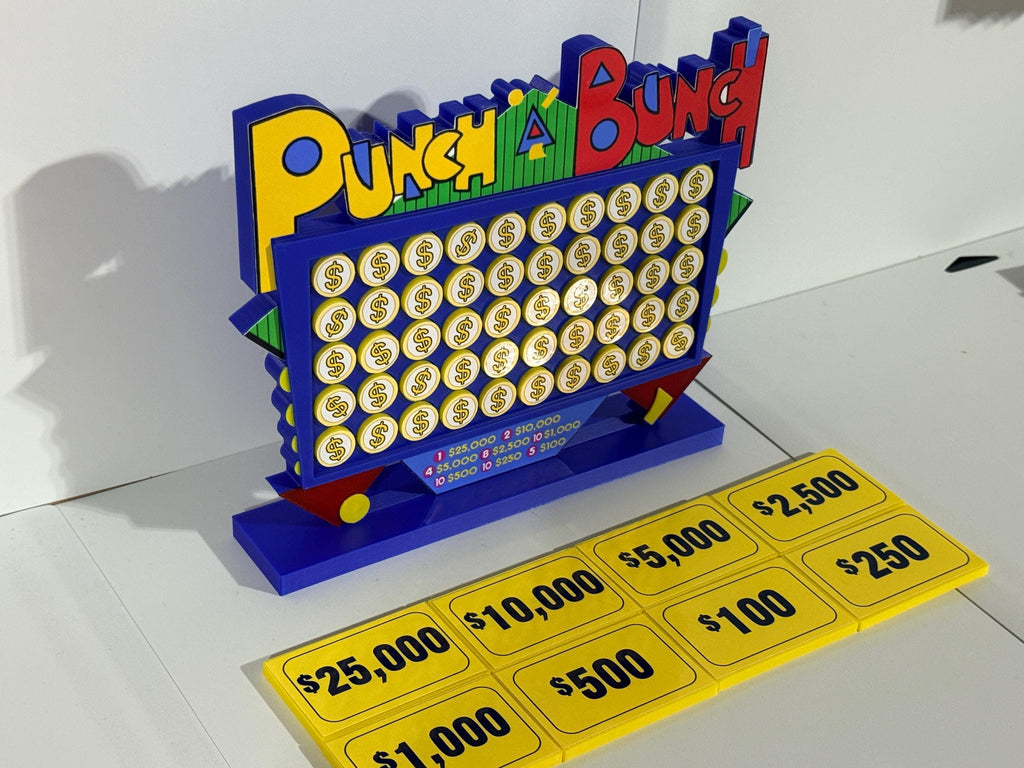 Price is Right Punch a Bunch Pricing Game – 3D Printed Miniature