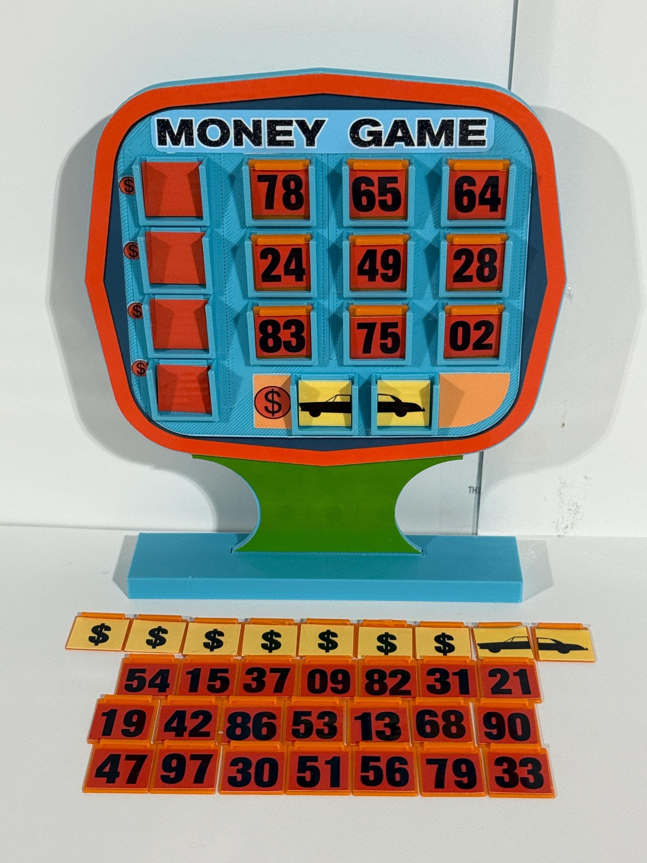 Price is Right 1980s Money Game Pricing Game – 3D Printed Miniature