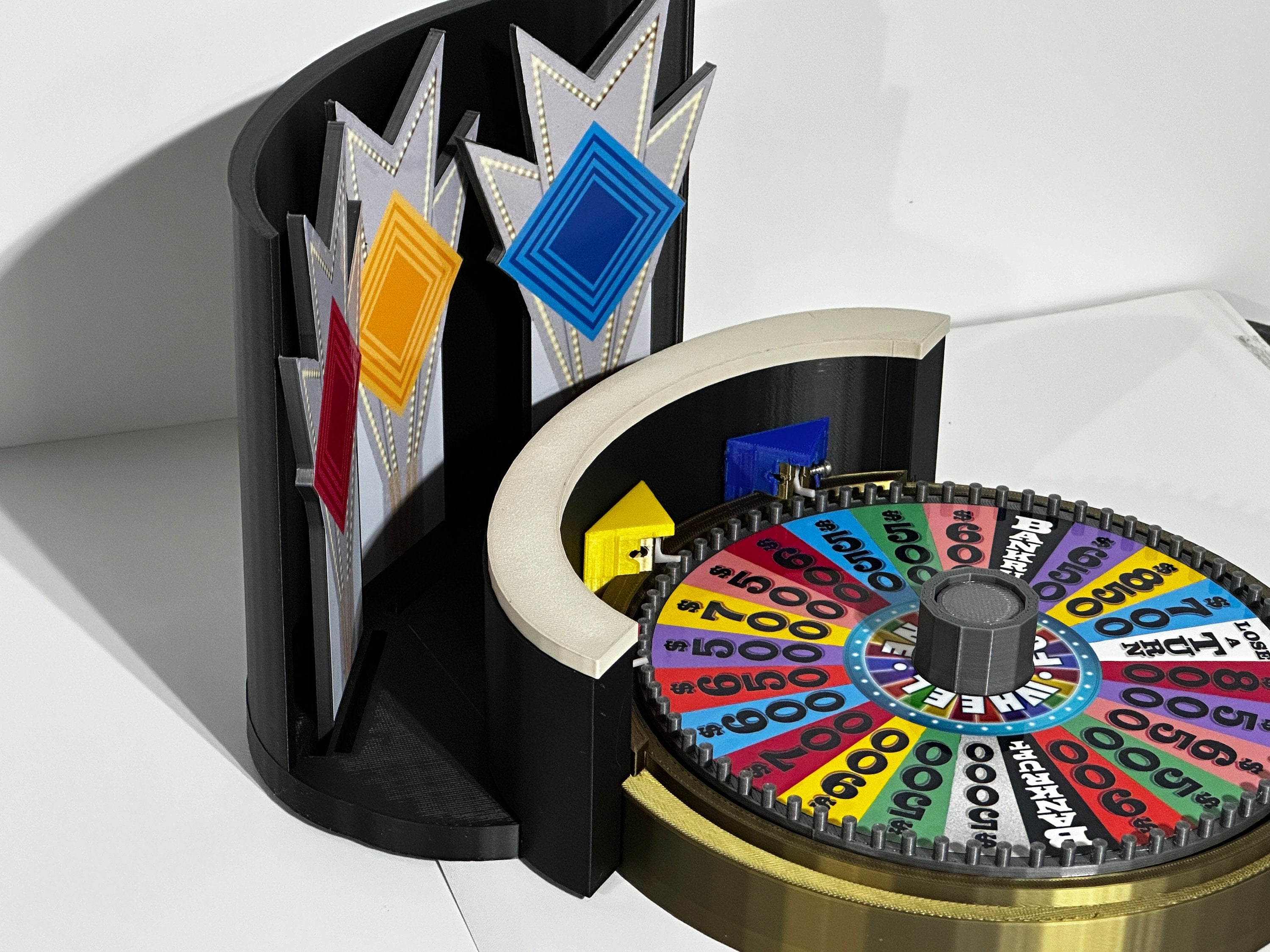 Ultimate Wheel of Fortune Replica Set – Custom Color & Era – 3D Printed