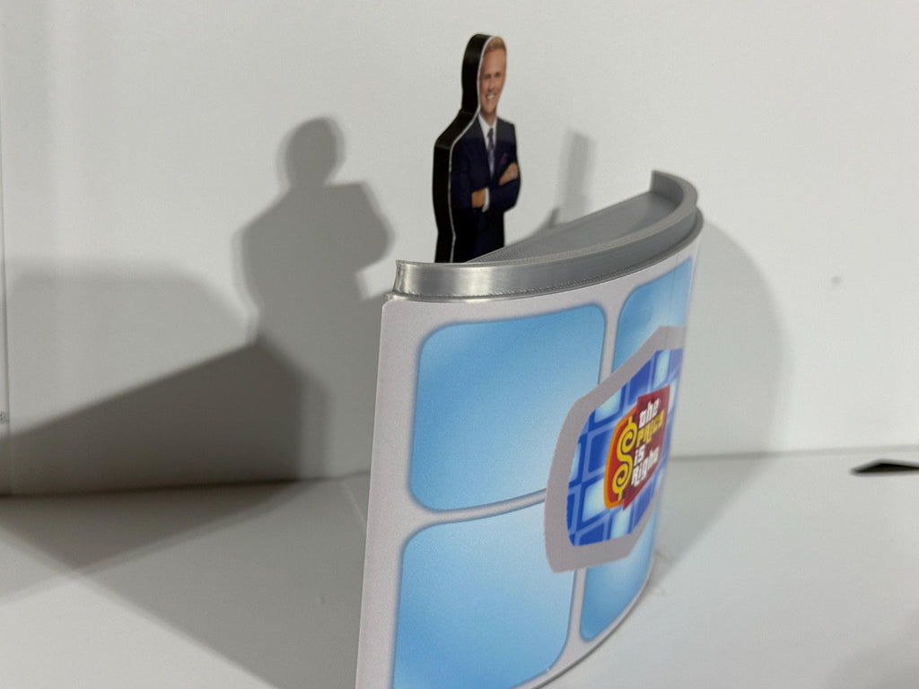 Price is Right George Gray Figure & Announcer Podium – 3D Printed