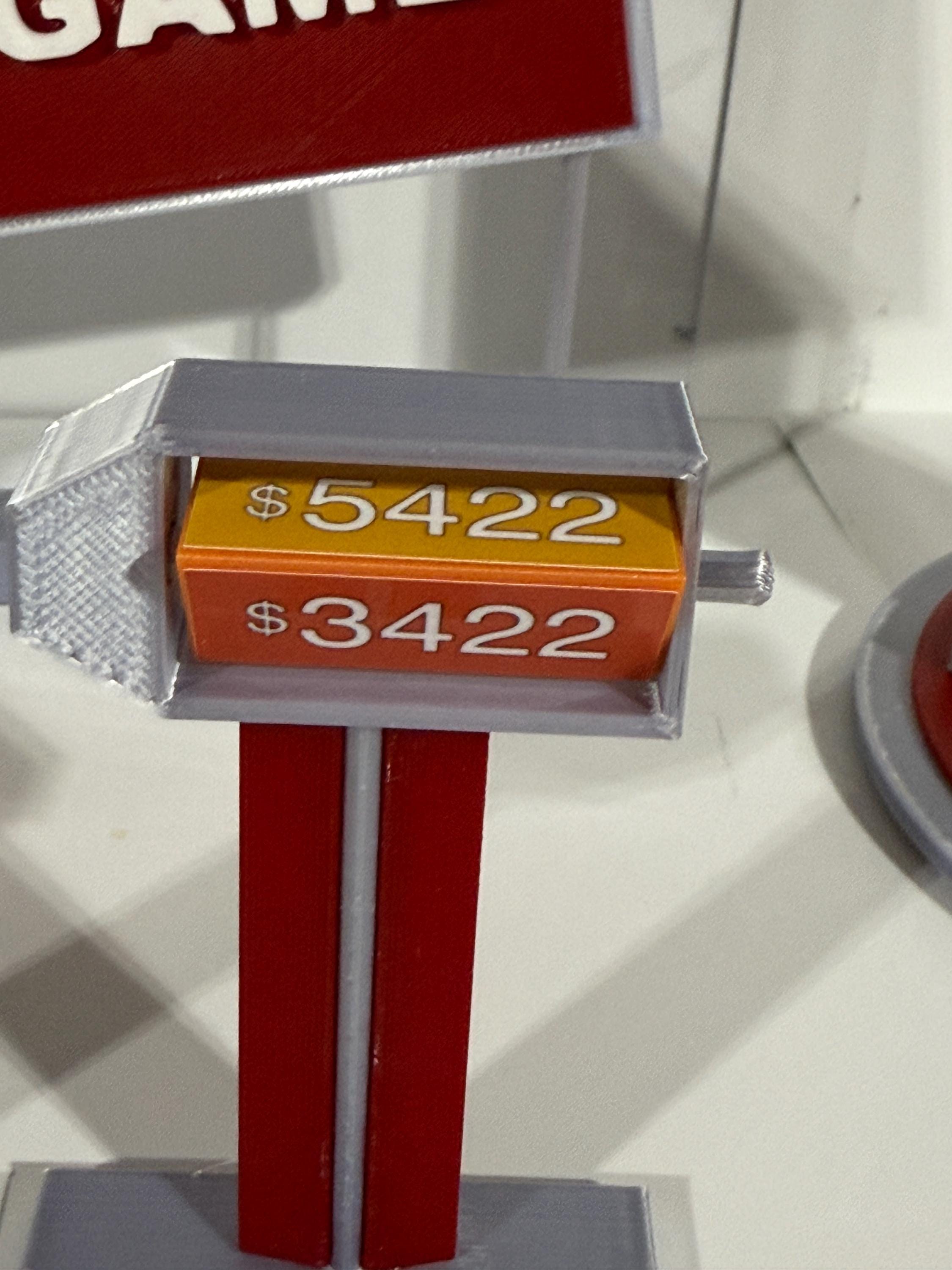 Price is Right Bargain Game Pricing Game – 3D Printed Miniature