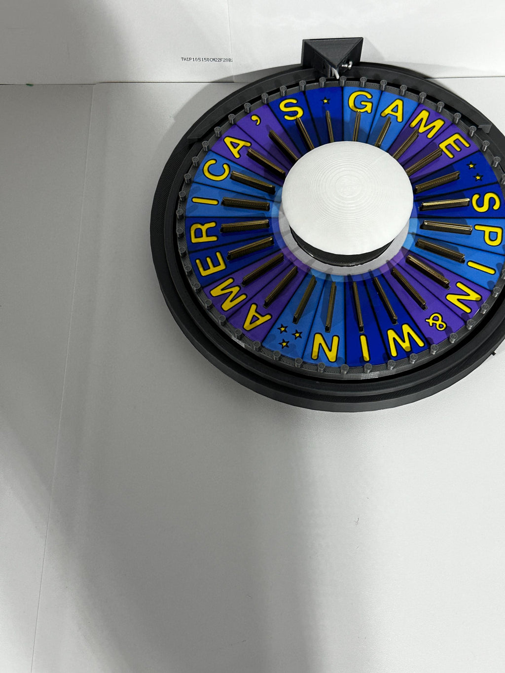 Wheel of Fortune Bonus Round Wheel Spinner with Round Base – 3D Printed Replica