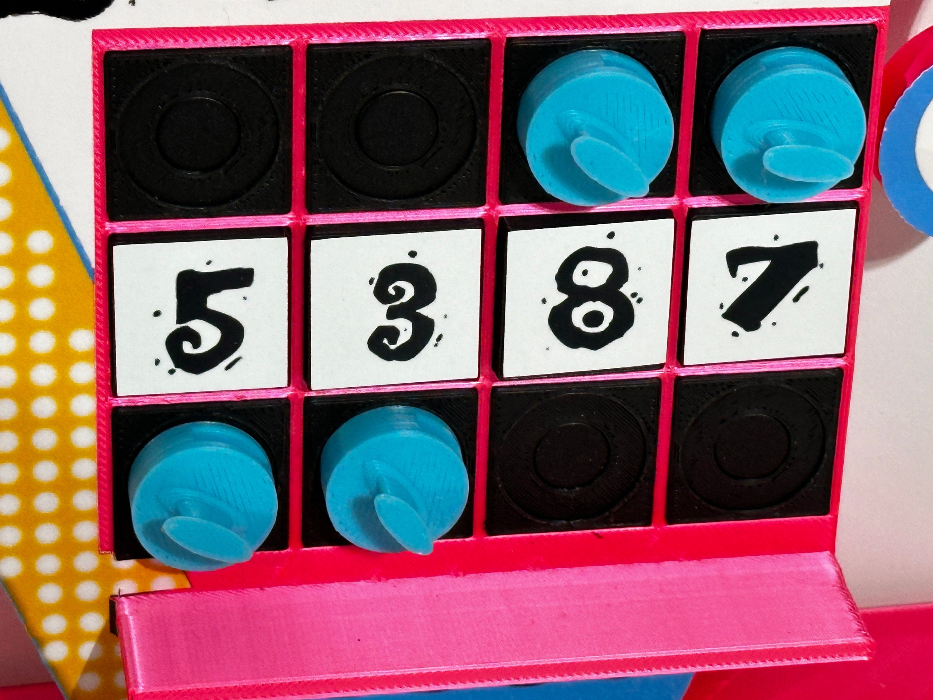 Price is Right Bonkers Pricing Game – 3D Printed Miniature