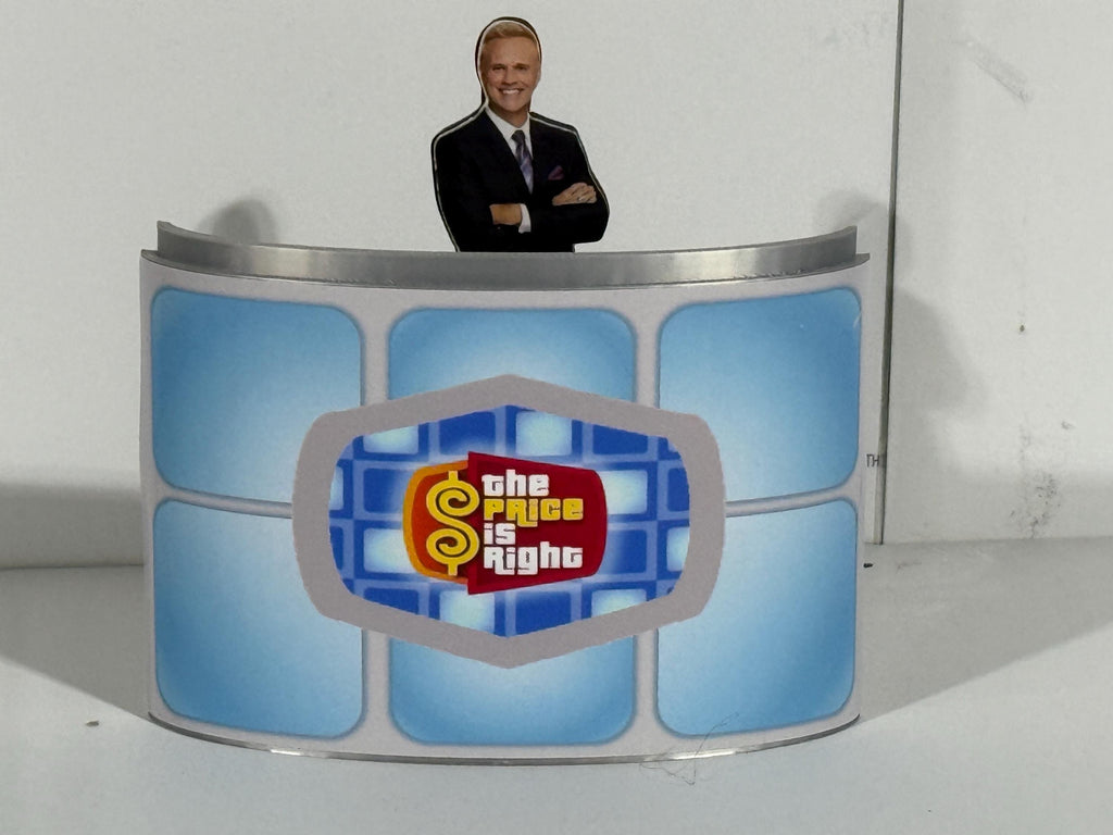 Price is Right George Gray Figure & Announcer Podium – 3D Printed