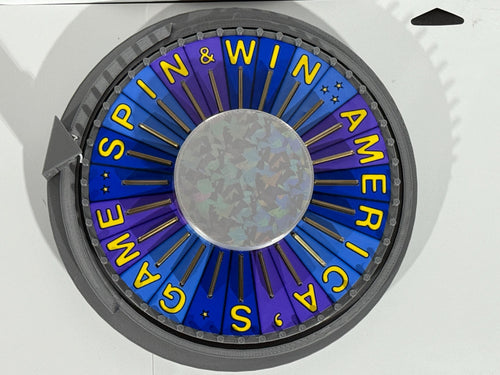 2025 Wheel of Fortune Bonus Round Wheel Spinner with Round Base – 3D Printed
