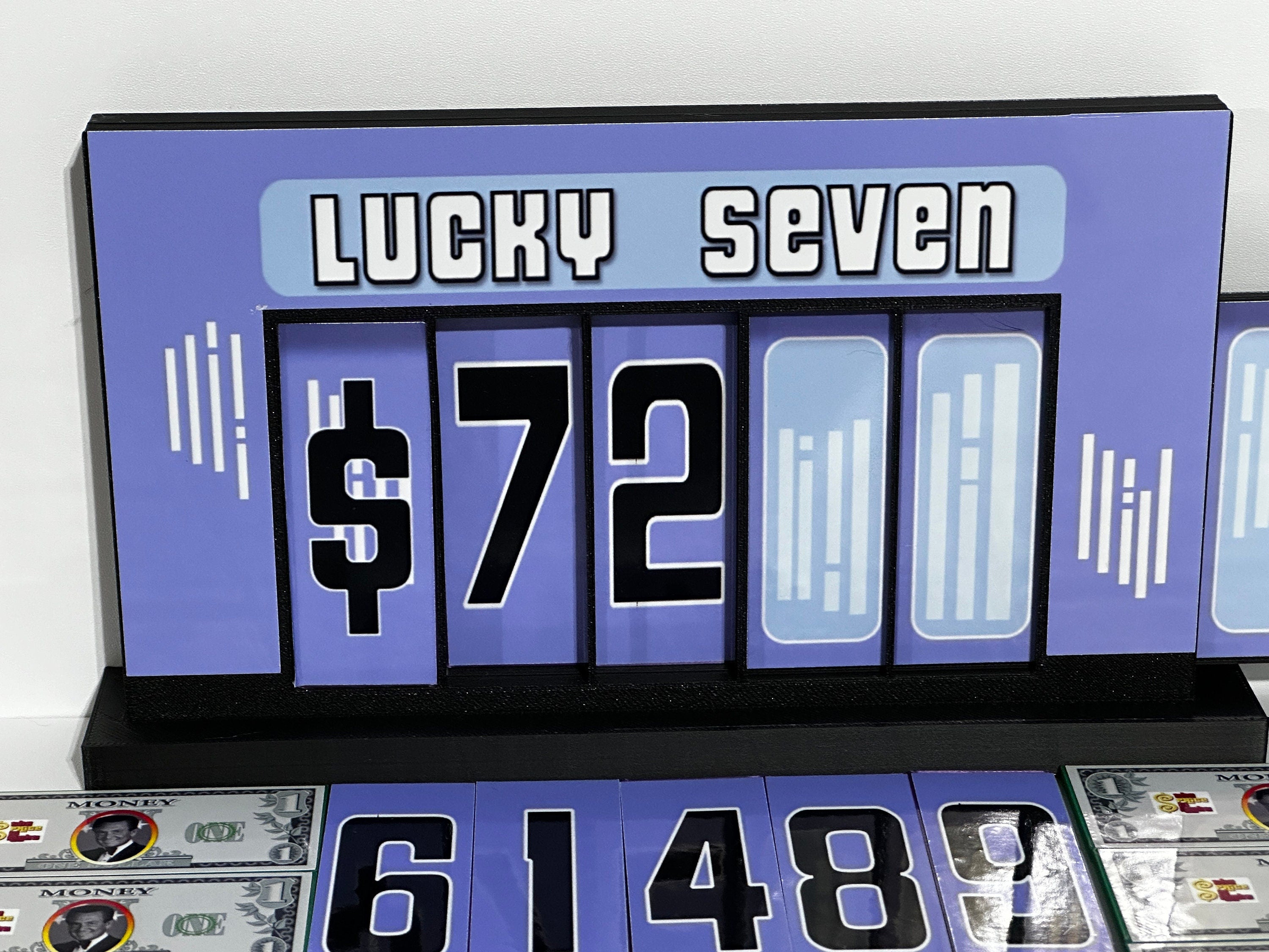 Price is Right Lucky Seven Pricing Game – 3D Printed Miniature