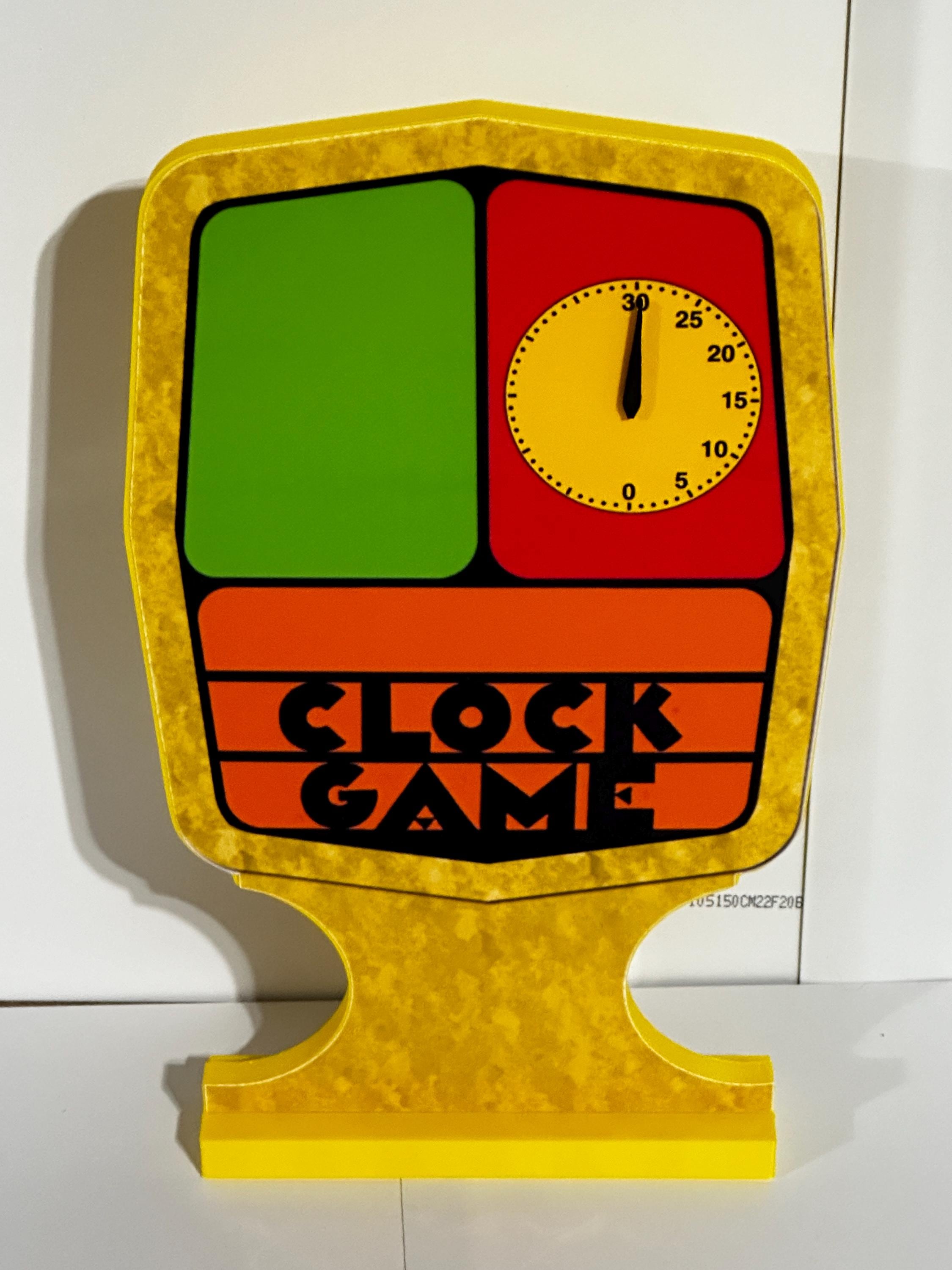 Price is Right Clock Game Pricing Game – 3D Printed Miniature