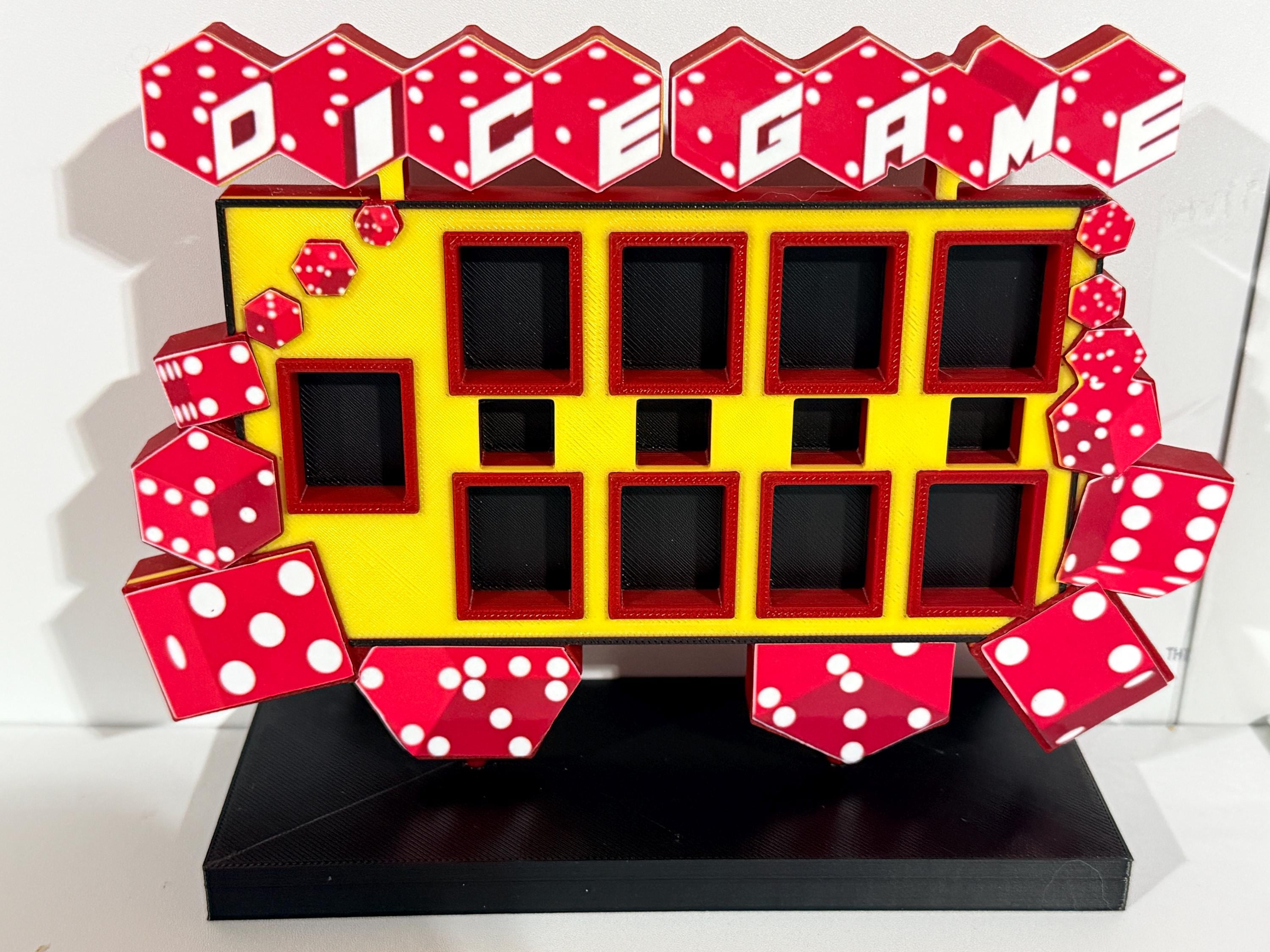 Price is Right Dice Game – Playable 3D Printed Miniature