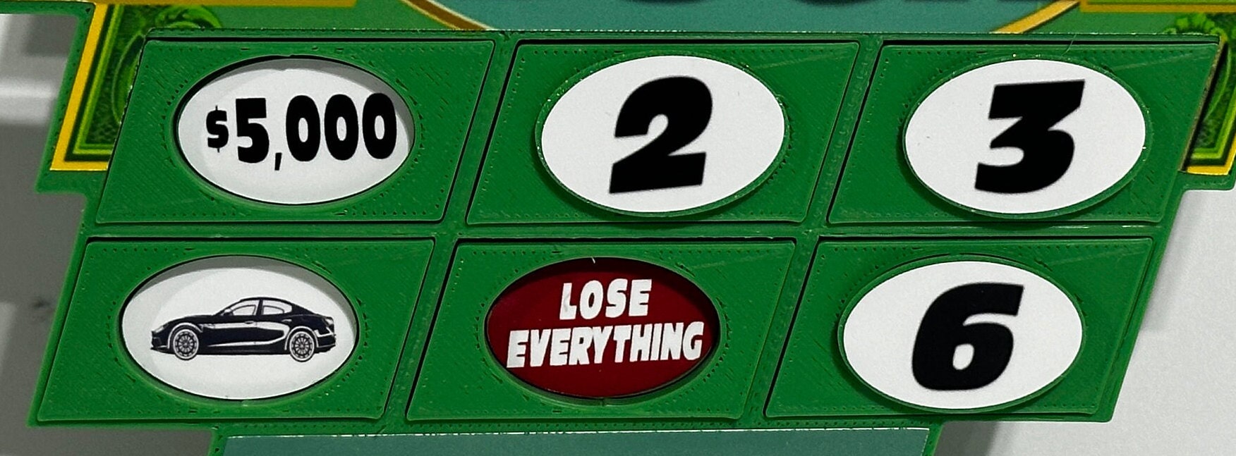 Price is Right Pass the Buck Pricing Game – 3D Printed Miniature