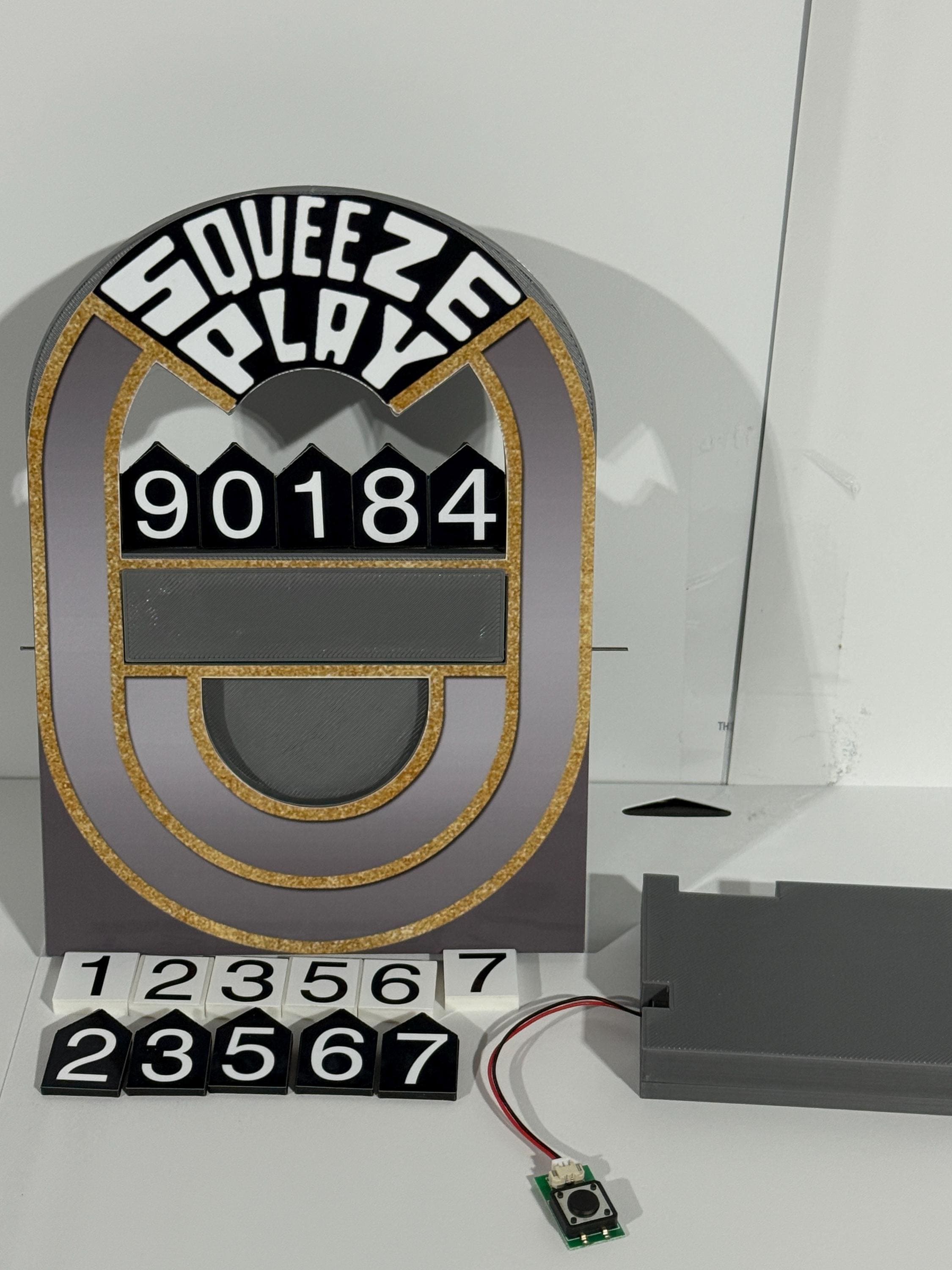 Price is Right Squeeze Play Pricing Game – 3D Printed Miniature with Optional Sound