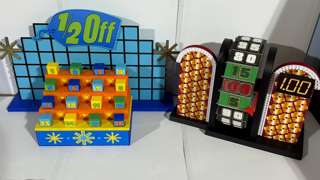 Price is Right 1/2 Off Pricing Game – 3D Printed Miniature