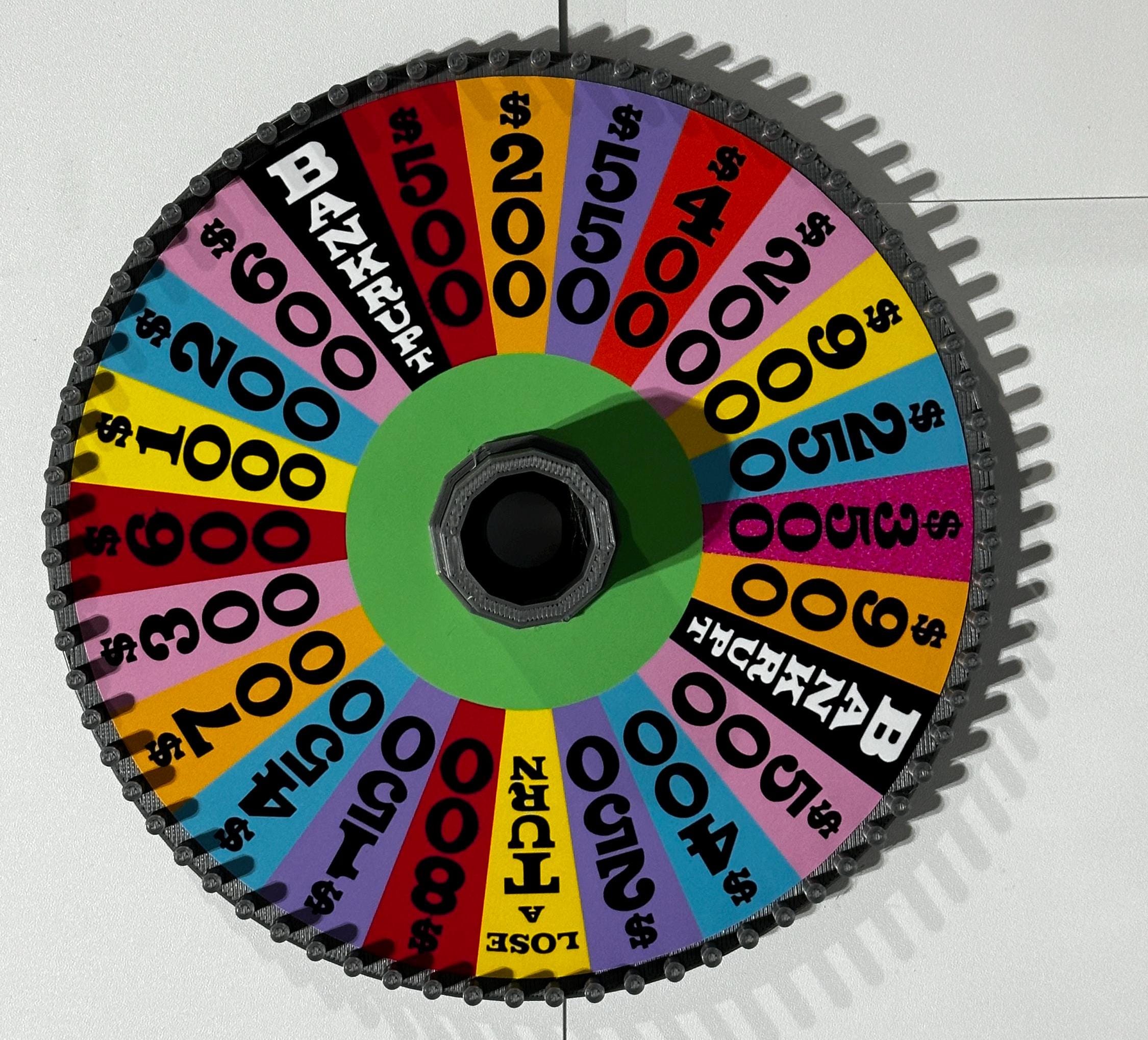 1990 Wheel of Fortune Replica Set – Puzzle Board, Wheel & Bonus Round