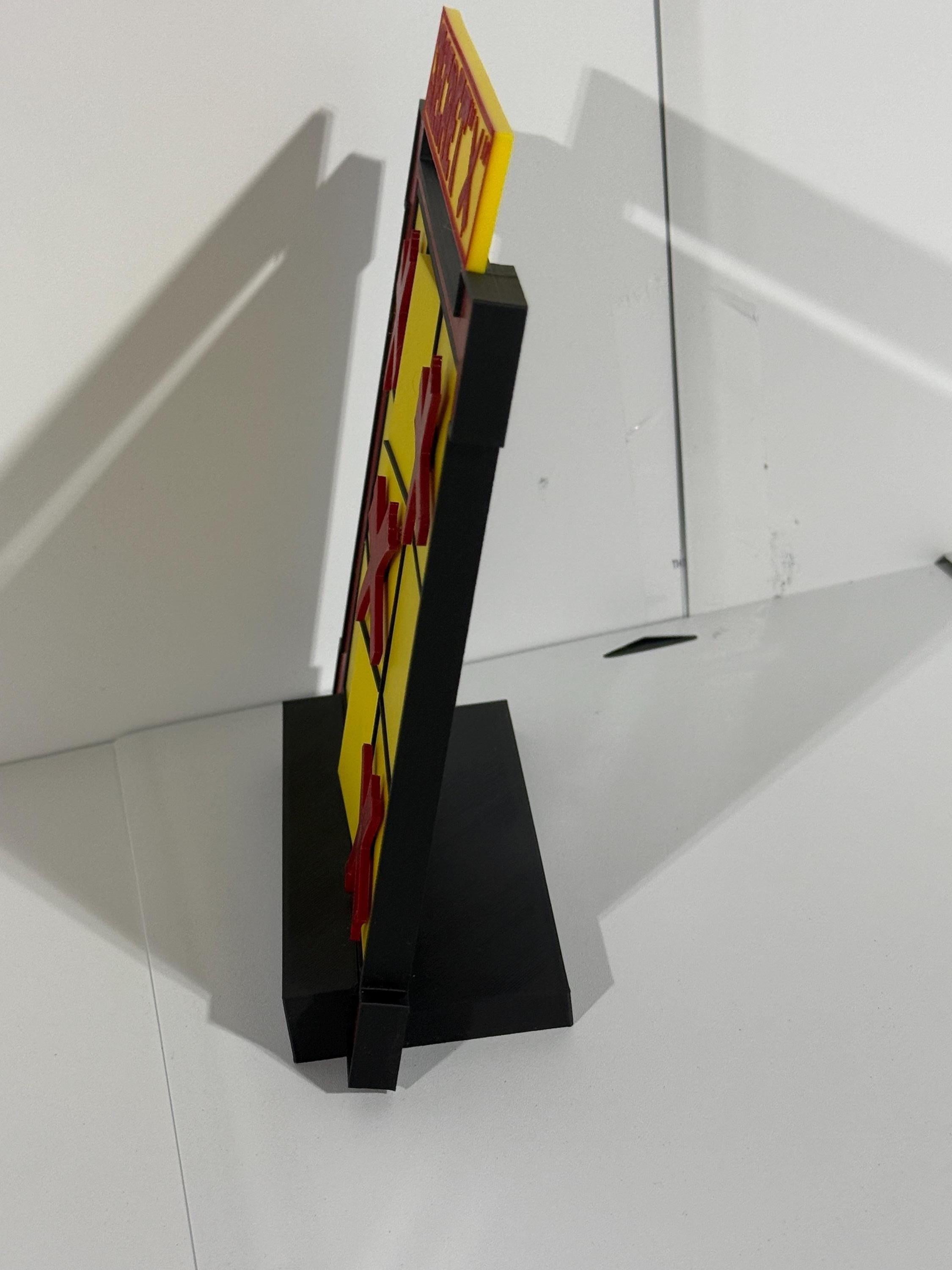 Price is Right Secret X Pricing Game – 3D Printed Miniature