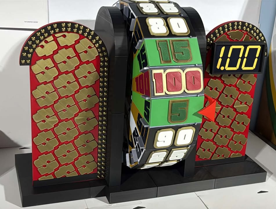 Price is Right Showcase Showdown Spinning Wheel – 3D Printed Replica