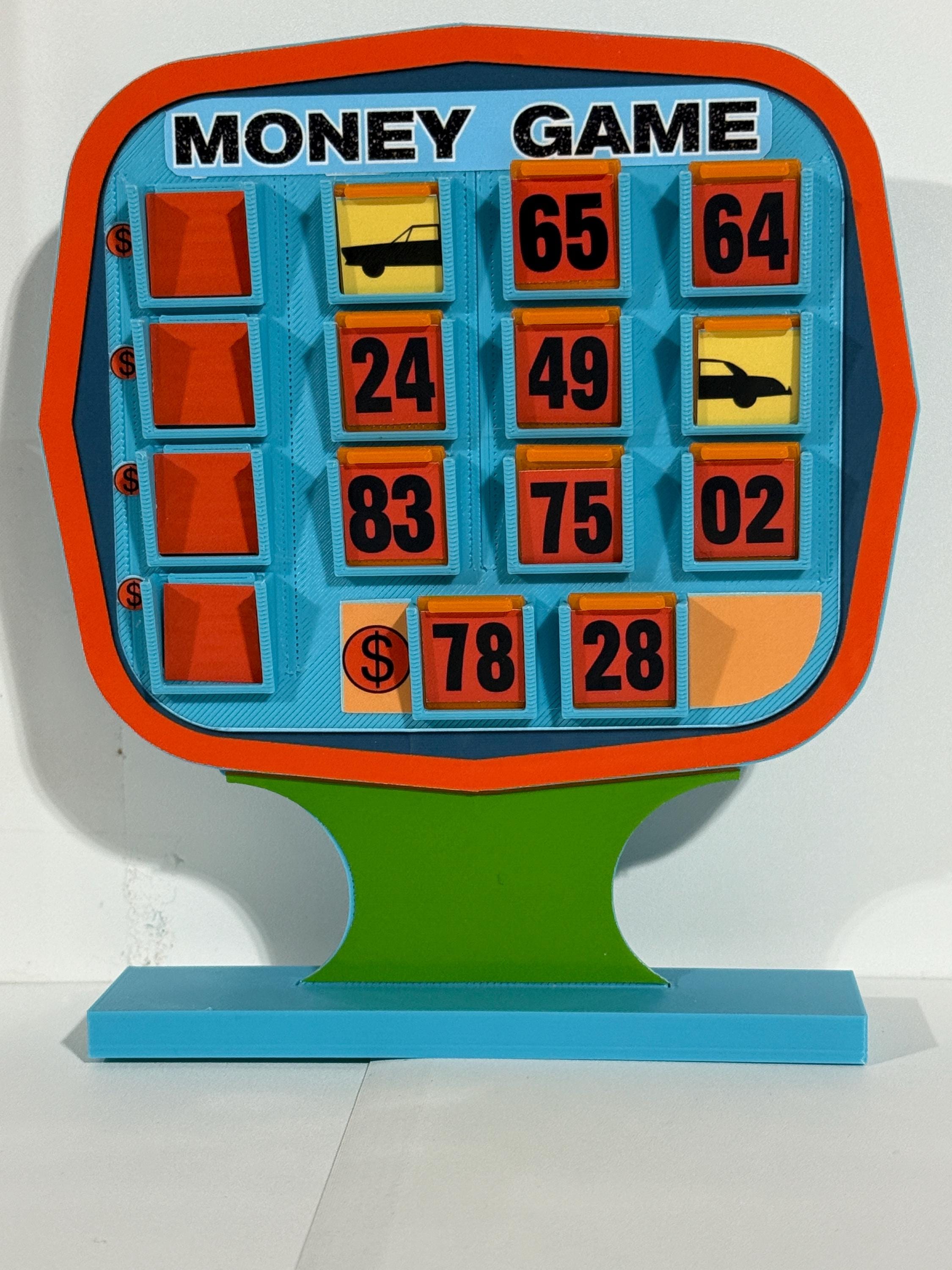 Price is Right 1980s Money Game Pricing Game – 3D Printed Miniature