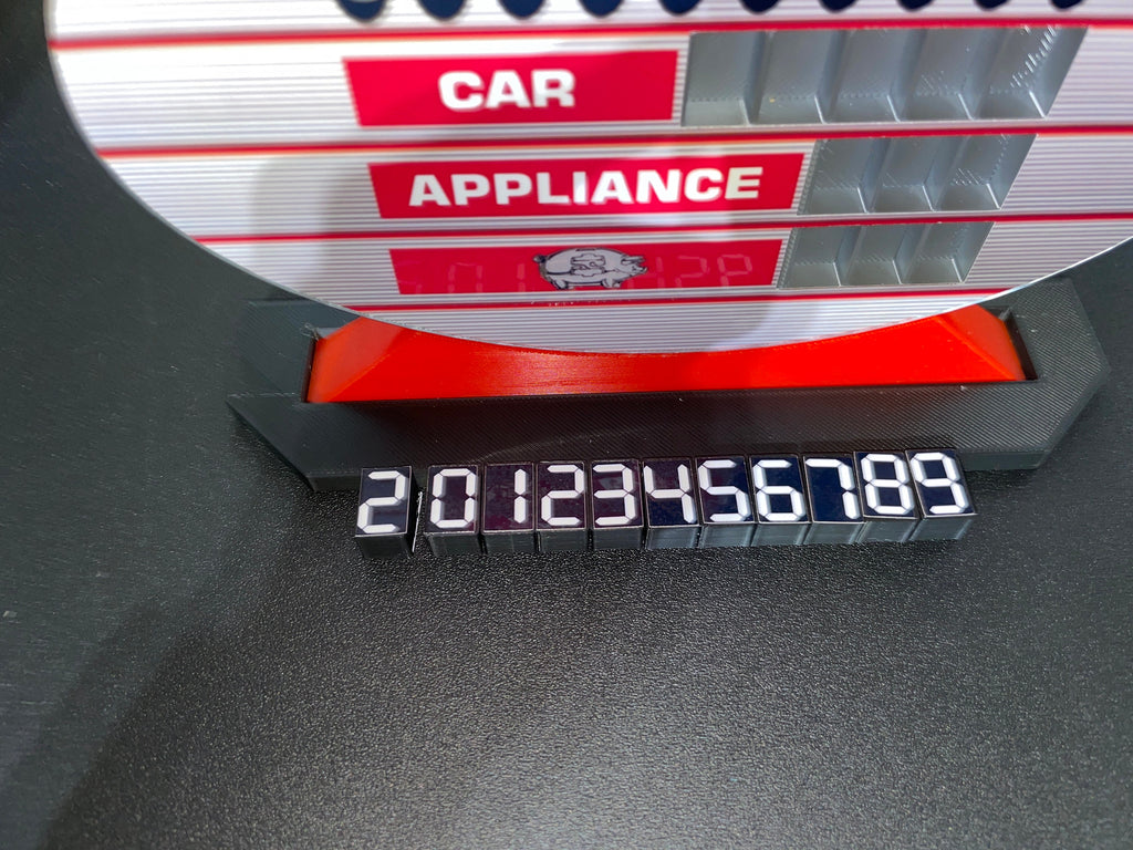 Price is Right Any Number Pricing Game – 3D Printed Miniature
