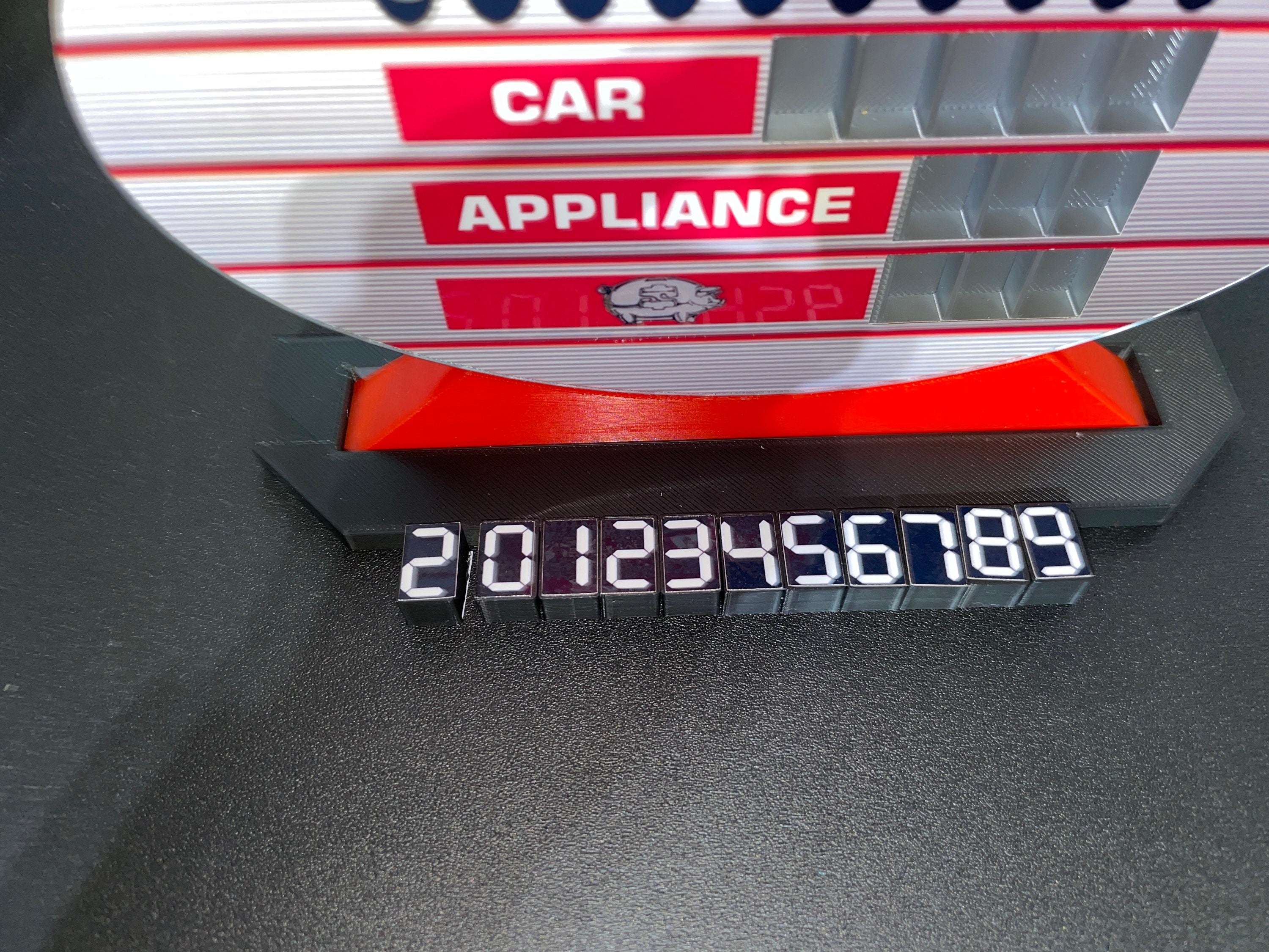 Price is Right Any Number Pricing Game – 3D Printed Miniature
