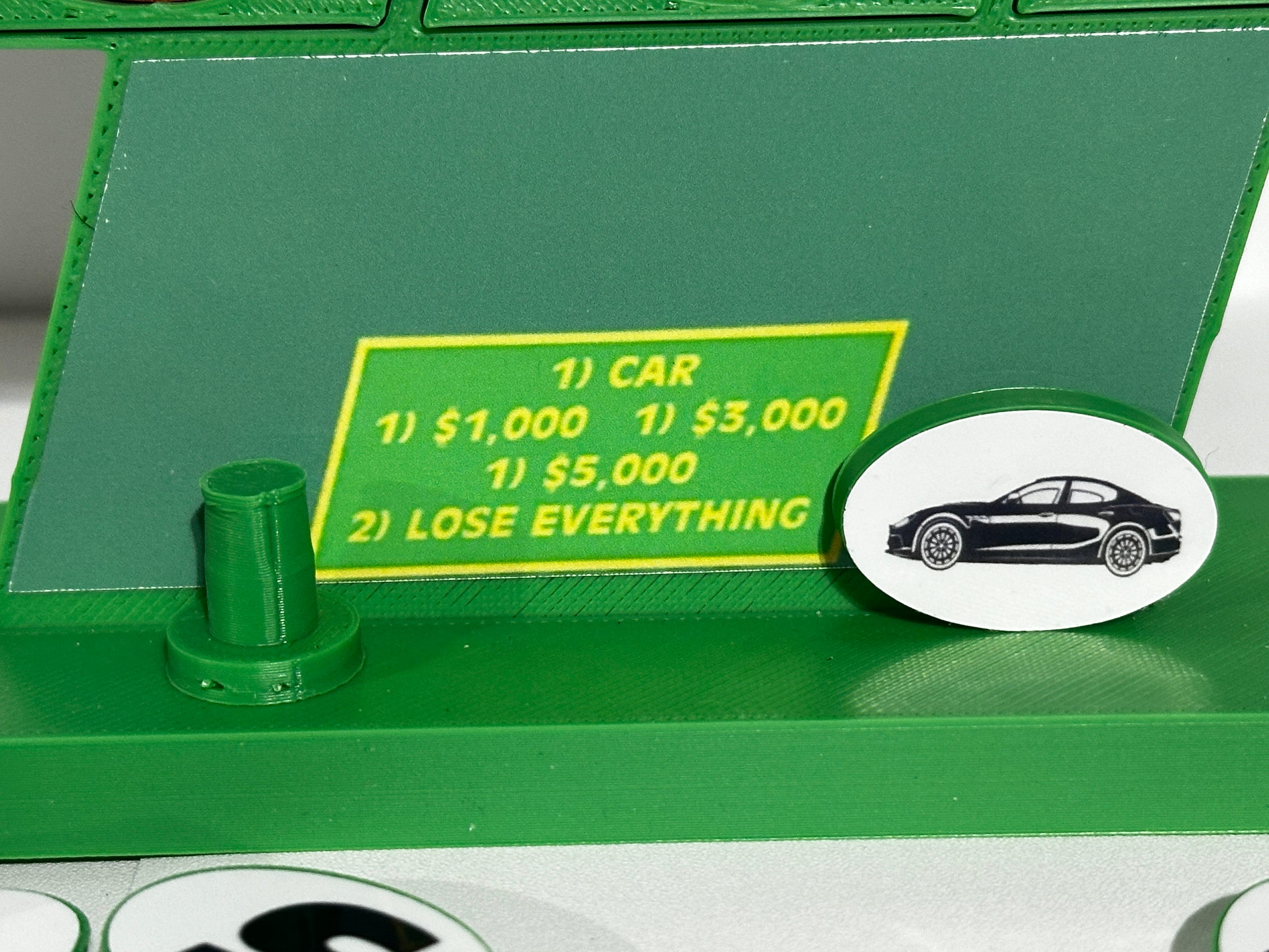 Price is Right Pass the Buck Pricing Game – 3D Printed Miniature