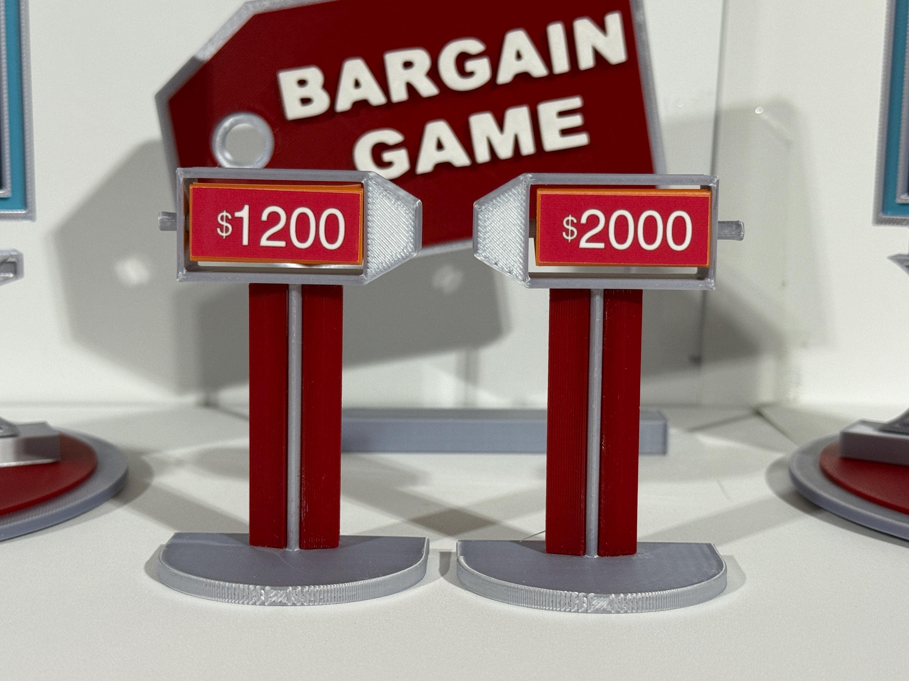 Price is Right Bargain Game Pricing Game – 3D Printed Miniature