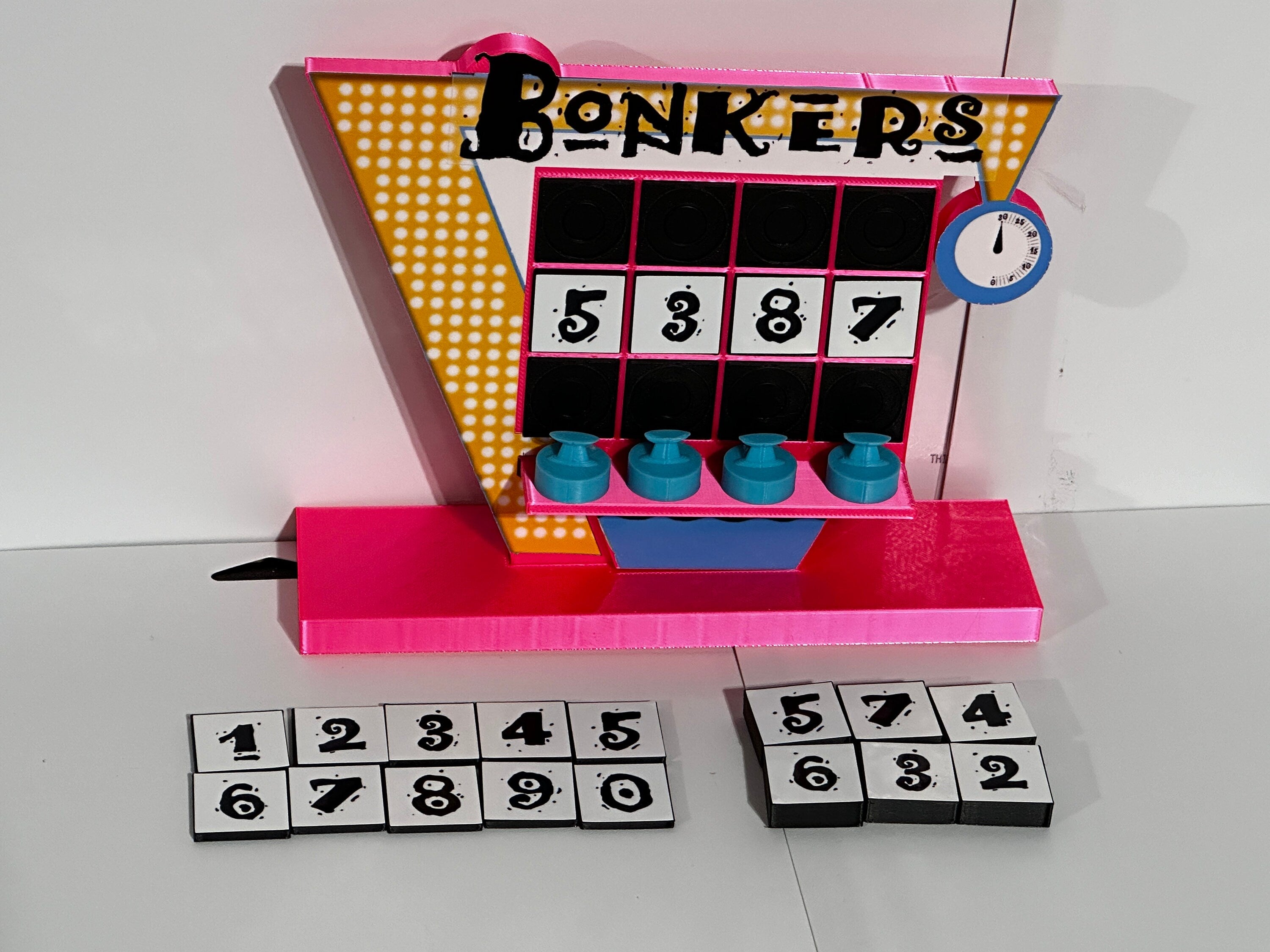 Price is Right Bonkers Pricing Game – 3D Printed Miniature