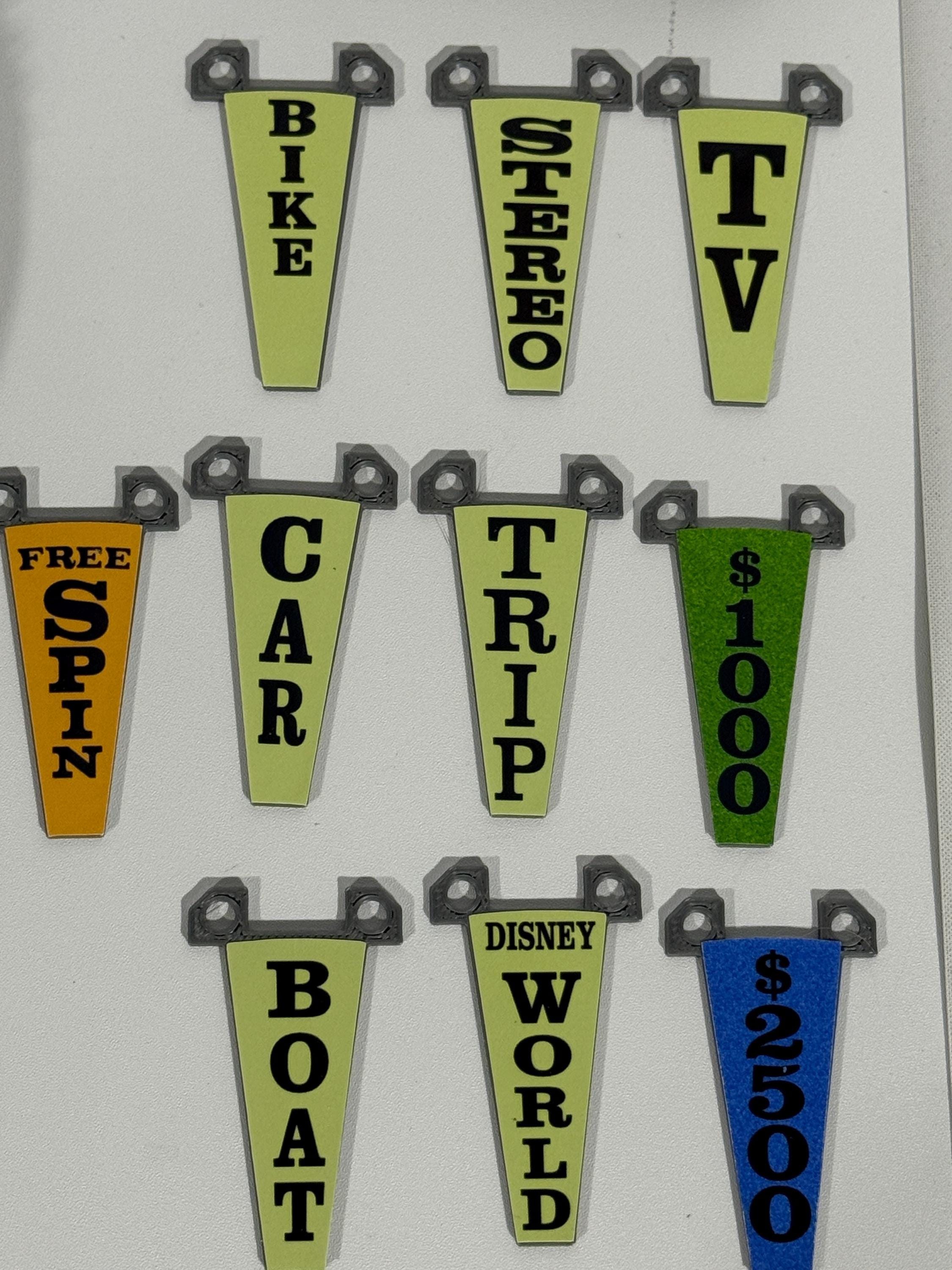 1987 Ultimate Wheel of Fortune Replica Set with Music & Rotating Base – 3D Printed